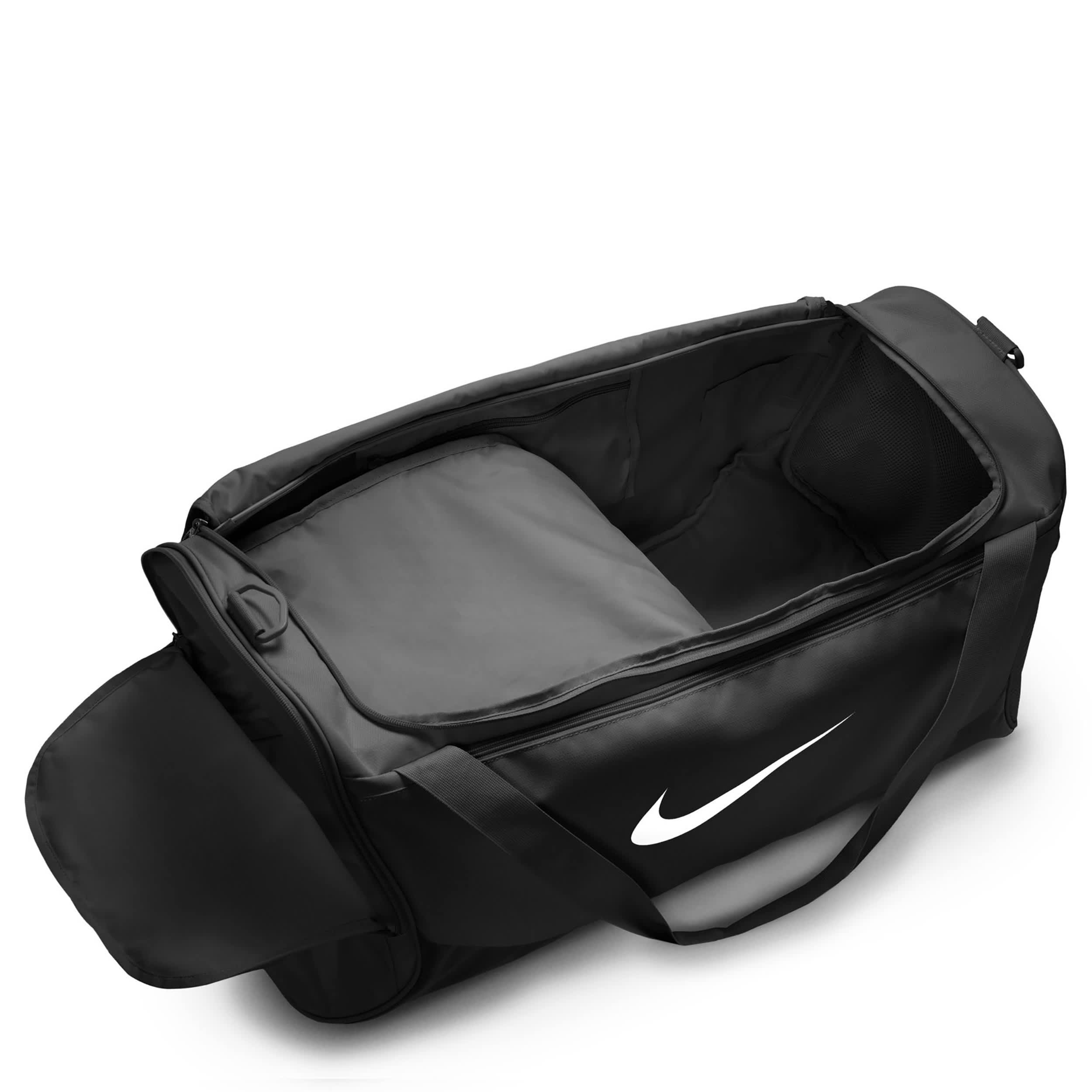 NIKE-UNISEX BRASILIA 60L DUFFEL BAG-BLACK & WHITE