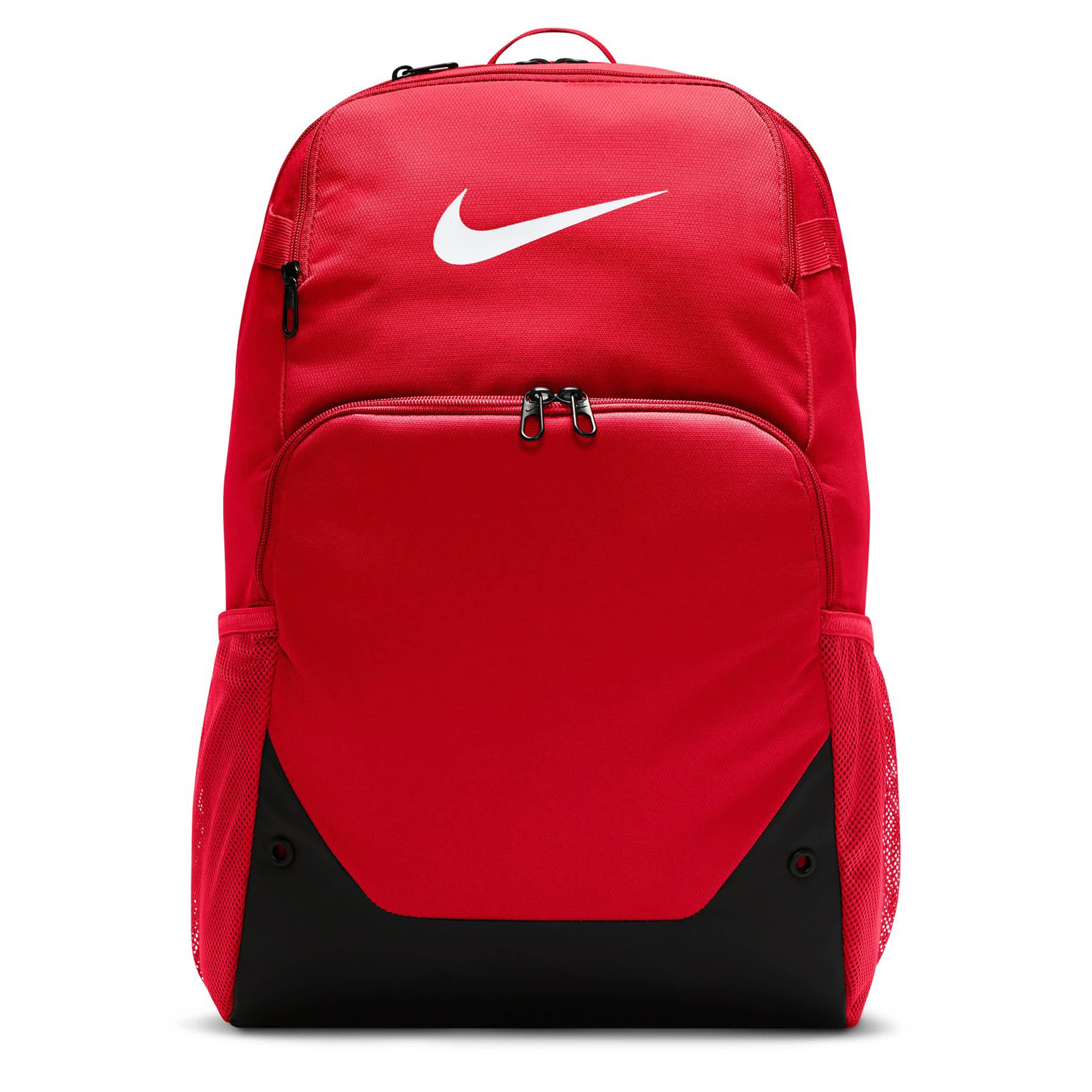 NIKE-UNISEX XL BRASILIA BACKPACK-RED & WHITE