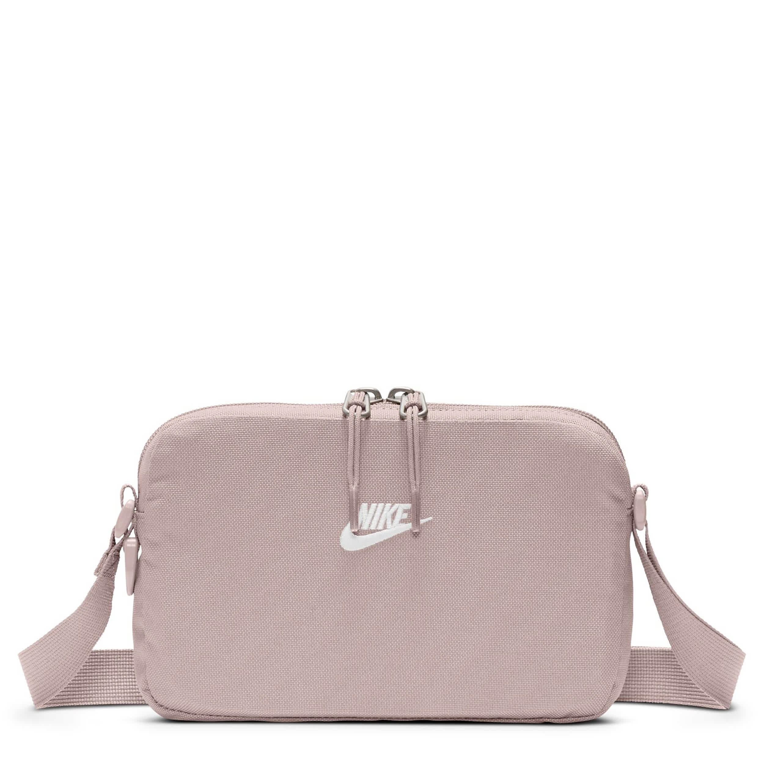 NIKE-UNISEX HERITAGE 2.0 S CROSSBODY BAG-PINK & WHITE