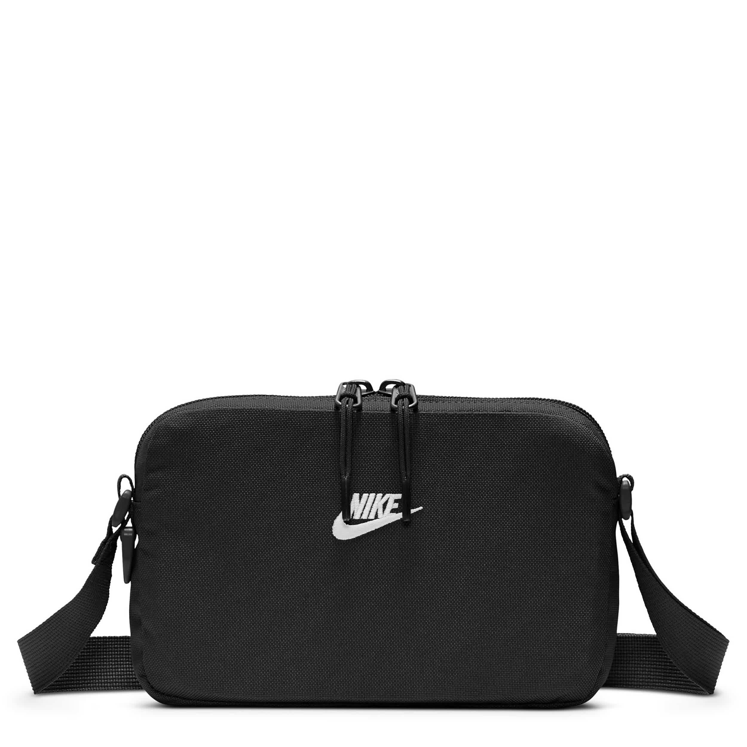 NIKE-UNISEX HERITAGE S CROSSBODY BAG-BLACK & WHITE