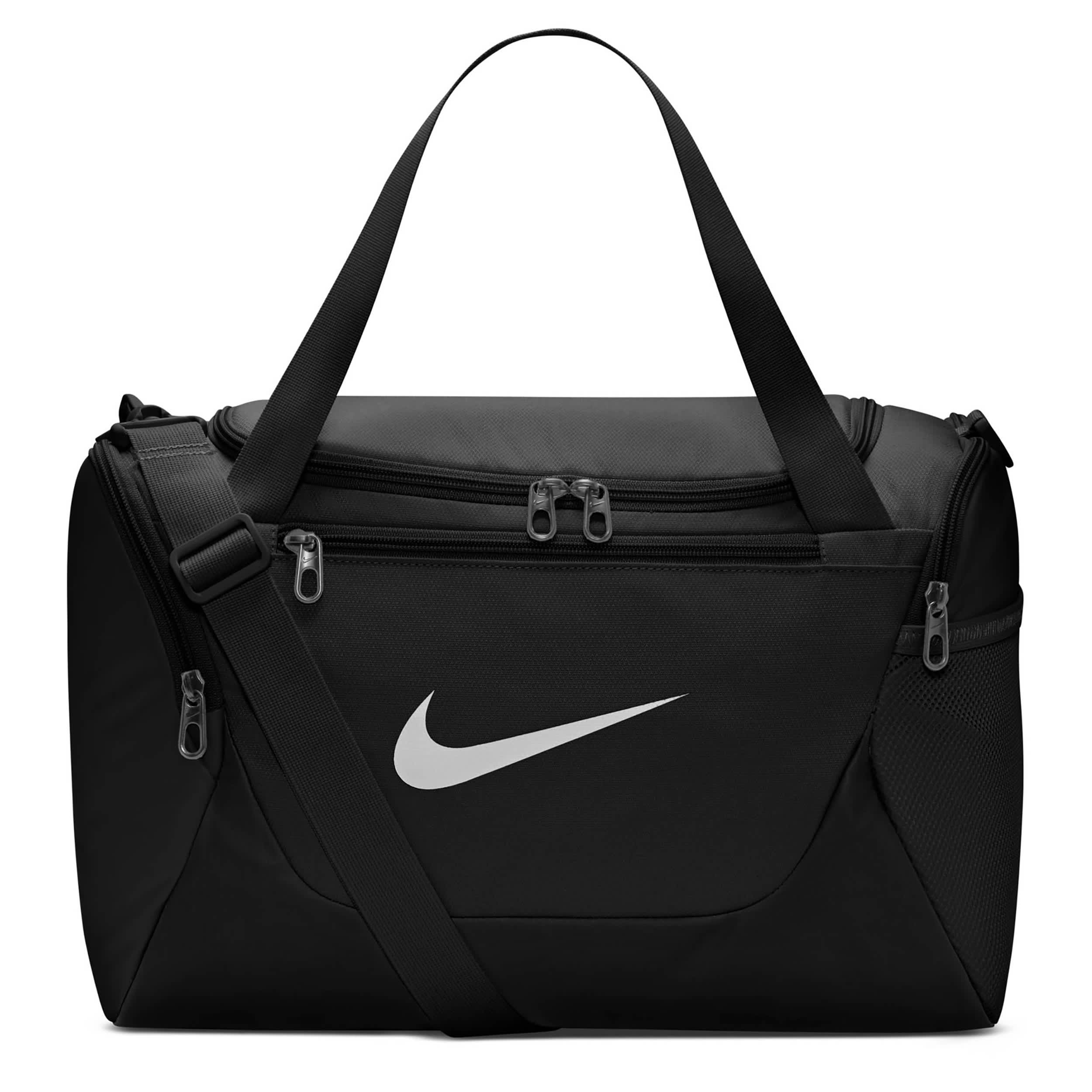 NIKE-UNISEX MINI DUFFEL BAG-BLACK & WHITE