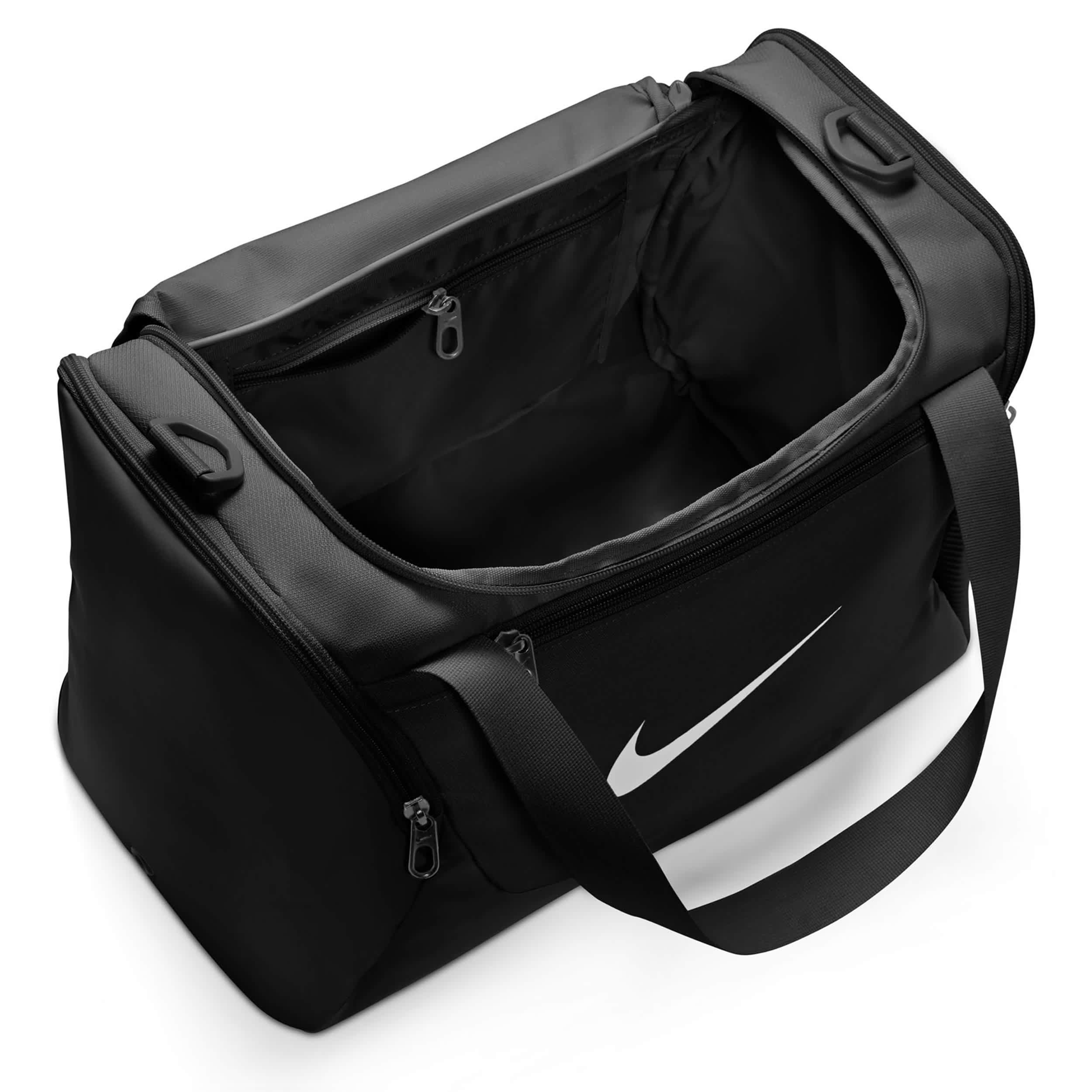 NIKE-UNISEX MINI DUFFEL BAG-BLACK & WHITE