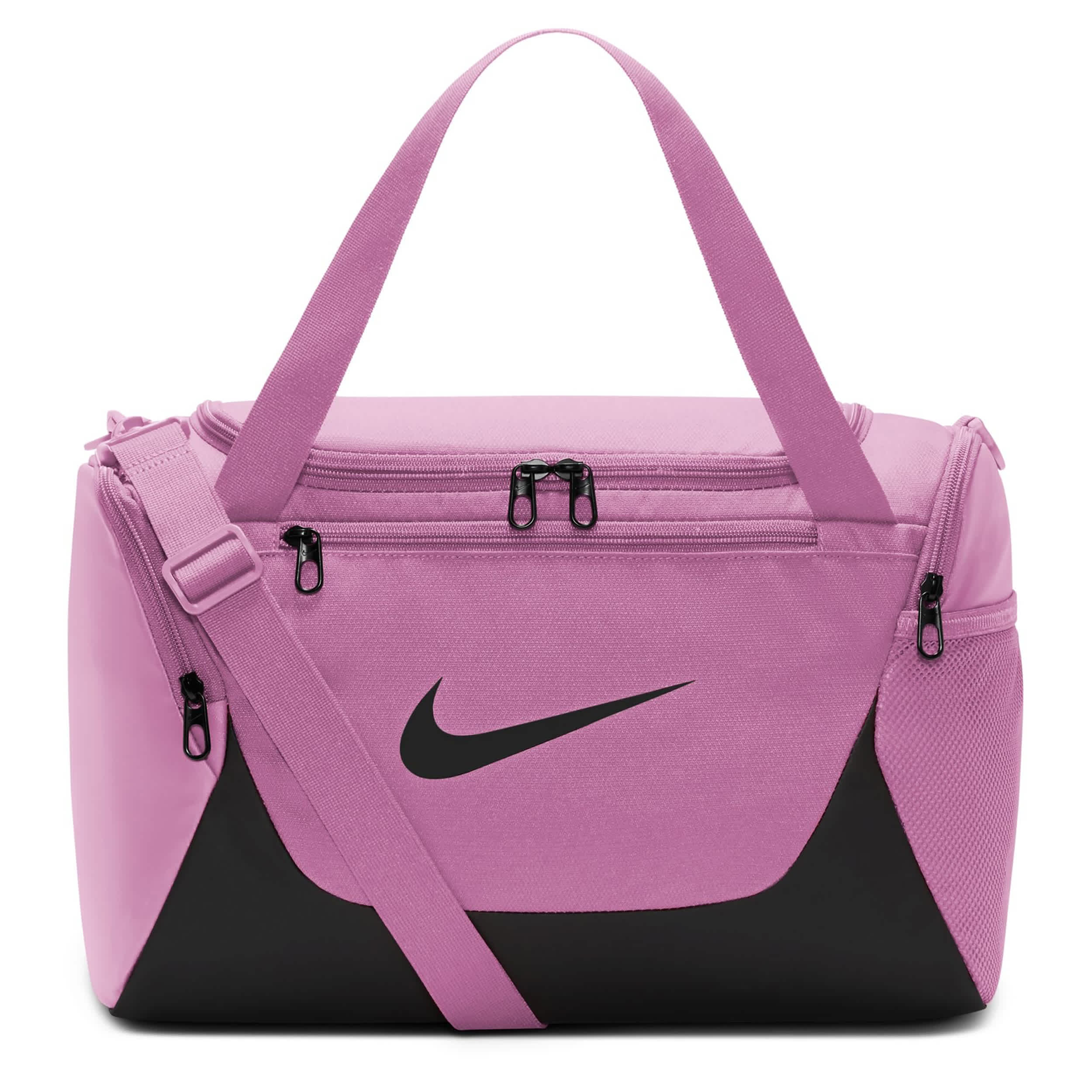 NIKE-UNISEX MINI DUFFEL BAG-PINK & BLACK