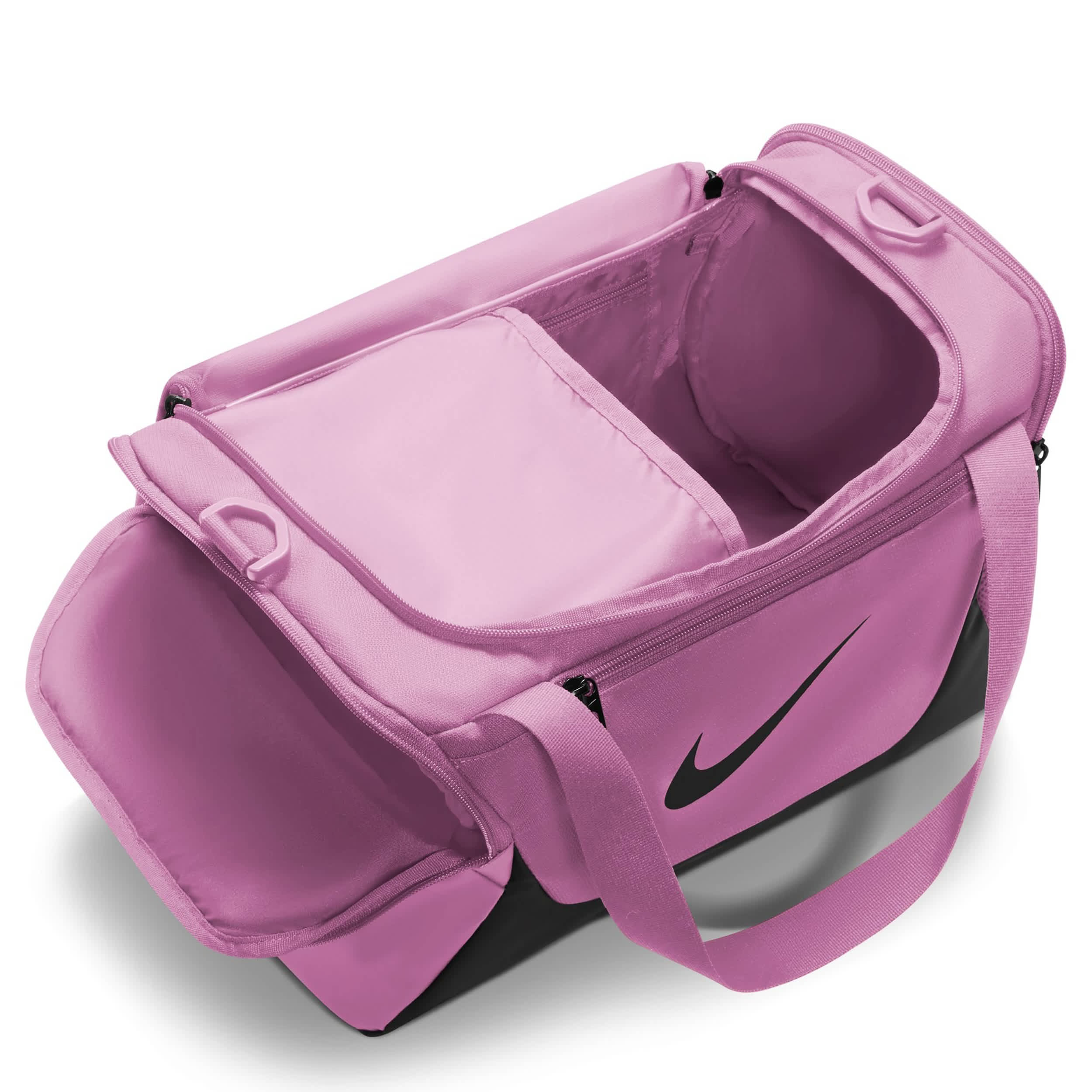 NIKE-UNISEX MINI DUFFEL BAG-PINK & BLACK