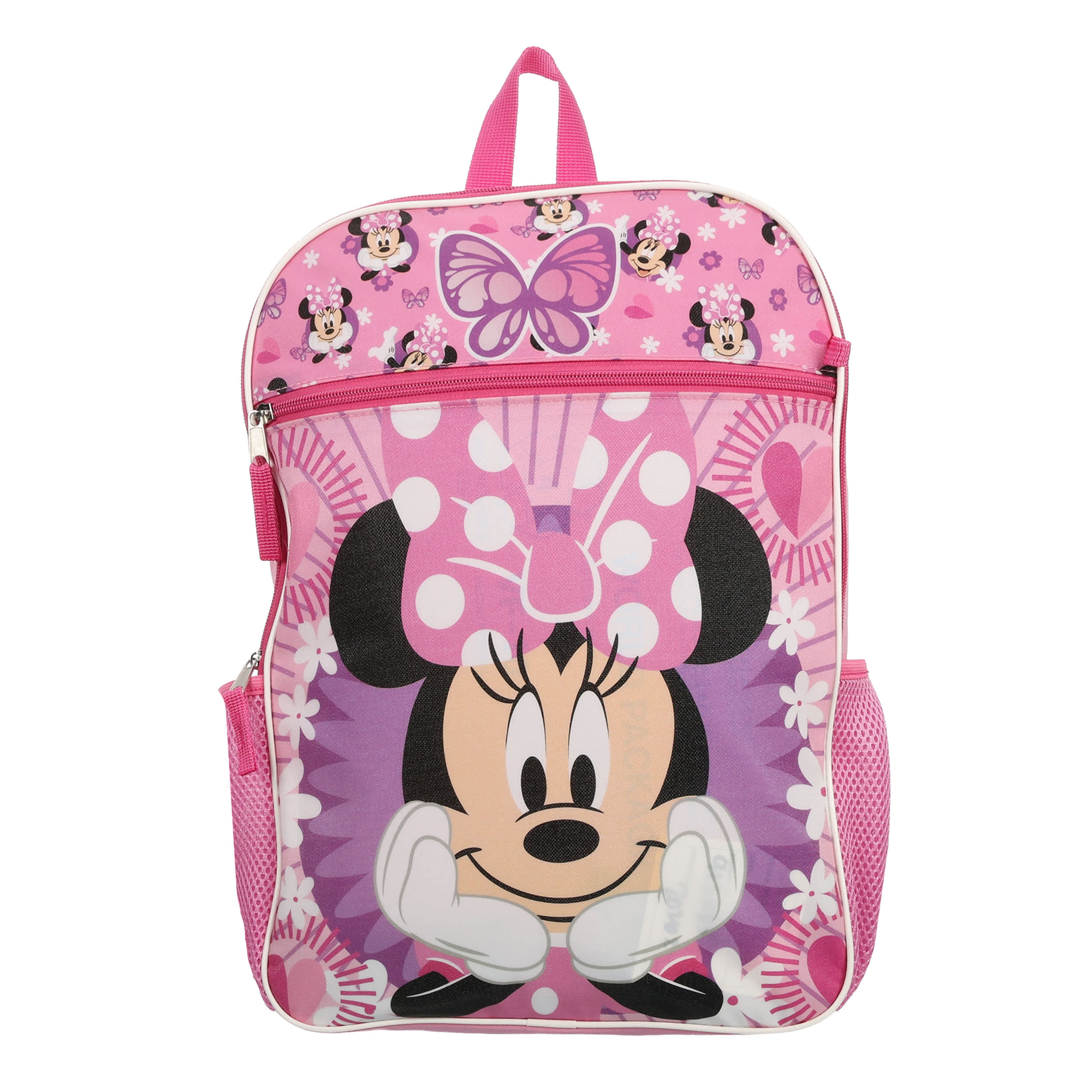 MINNIE MOUSE-GIRLS 5 PIECE MINNIE MOUSE BACKPACK SET-ASSORTED & 