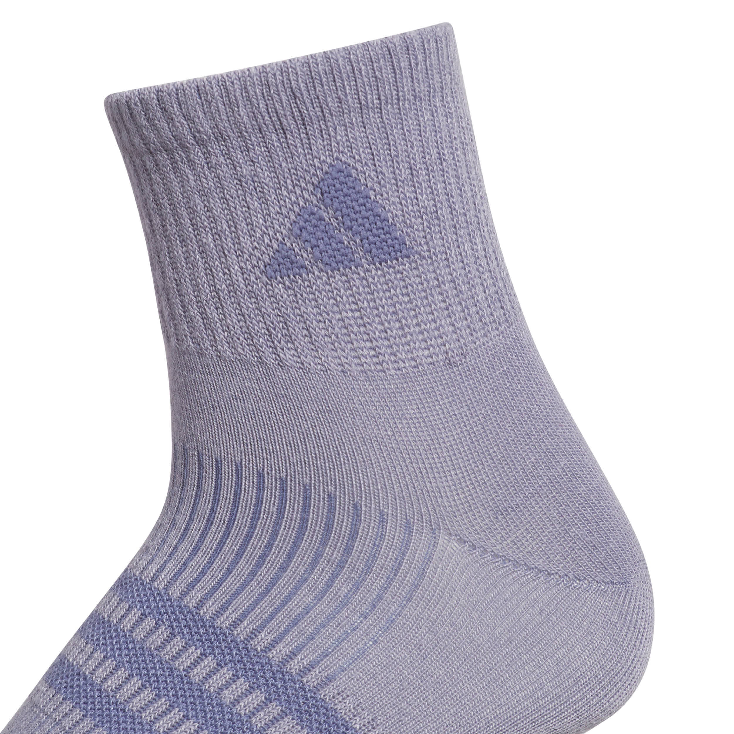 ADIDAS-WOMENS ATHLETIC CUSHIONED QUARTER SOCKS 6 PAIRS-ASSORTED & 