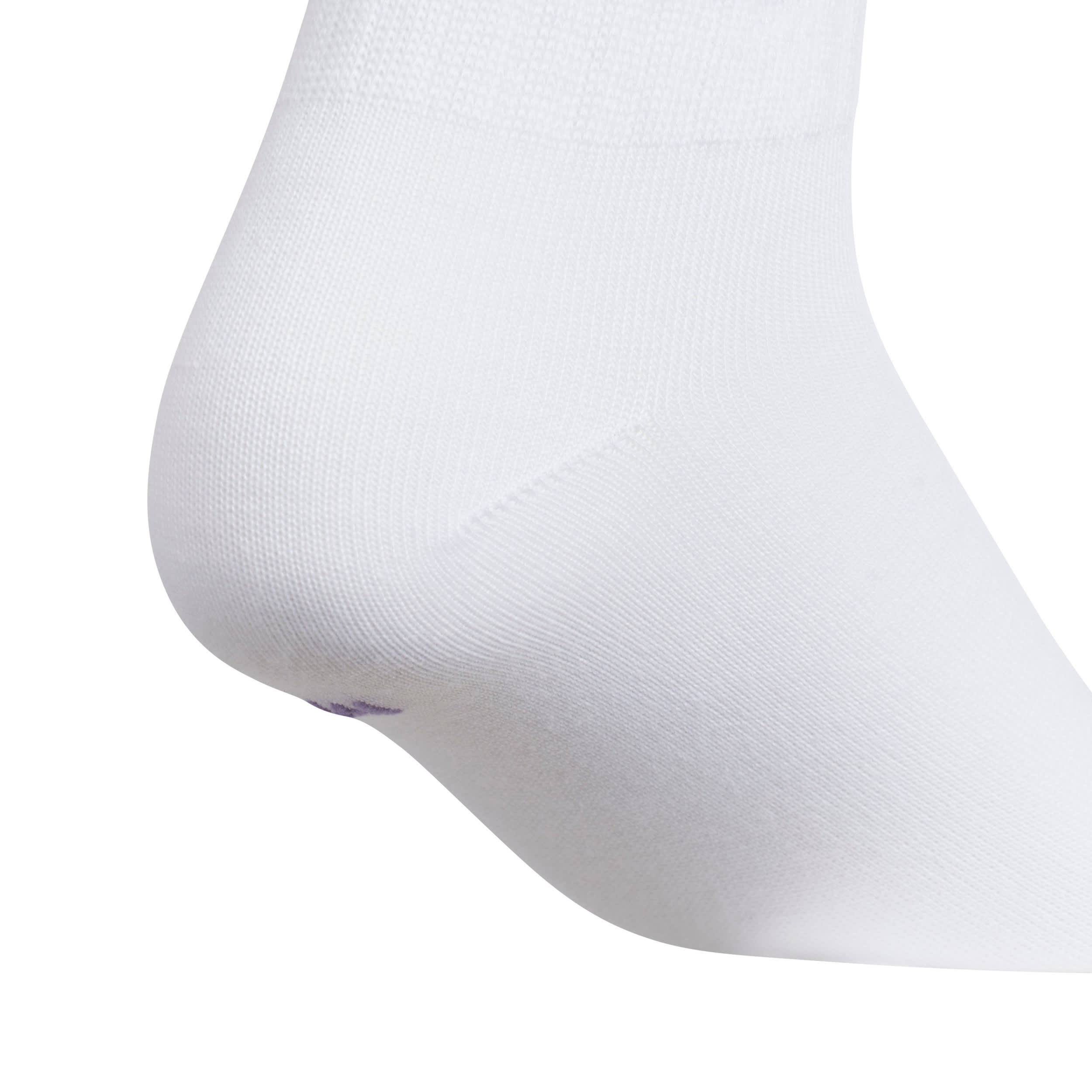 ADIDAS-GIRLS MEDIUM SPORT FASHION QUARTER SOCKS 6 PAIRS-WHITE & ASSORTED