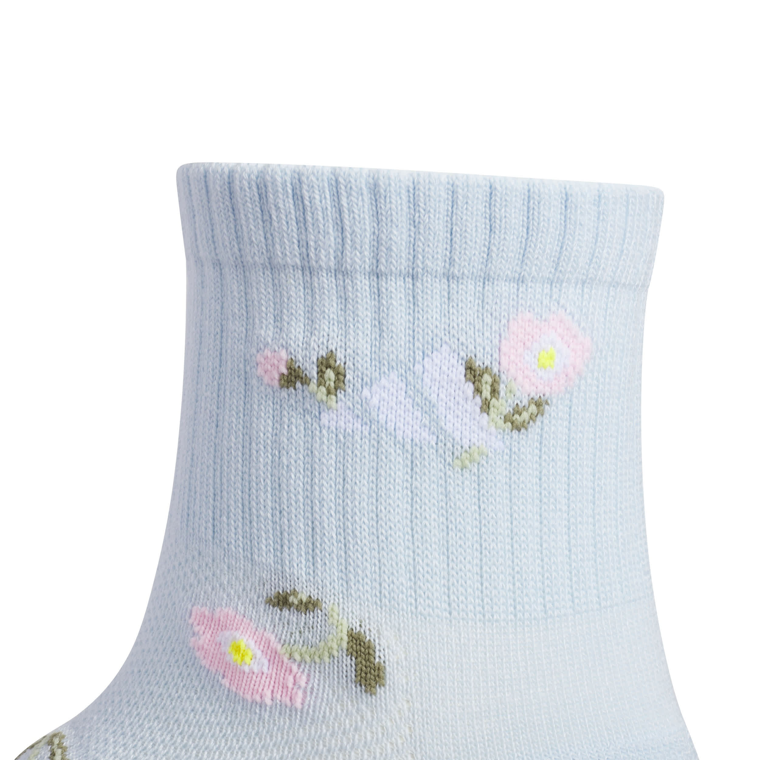 ADIDAS-GIRLS MEDIUM GRAPHIC QUARTER SOCKS 6 PAIRS-ASSORTED & 