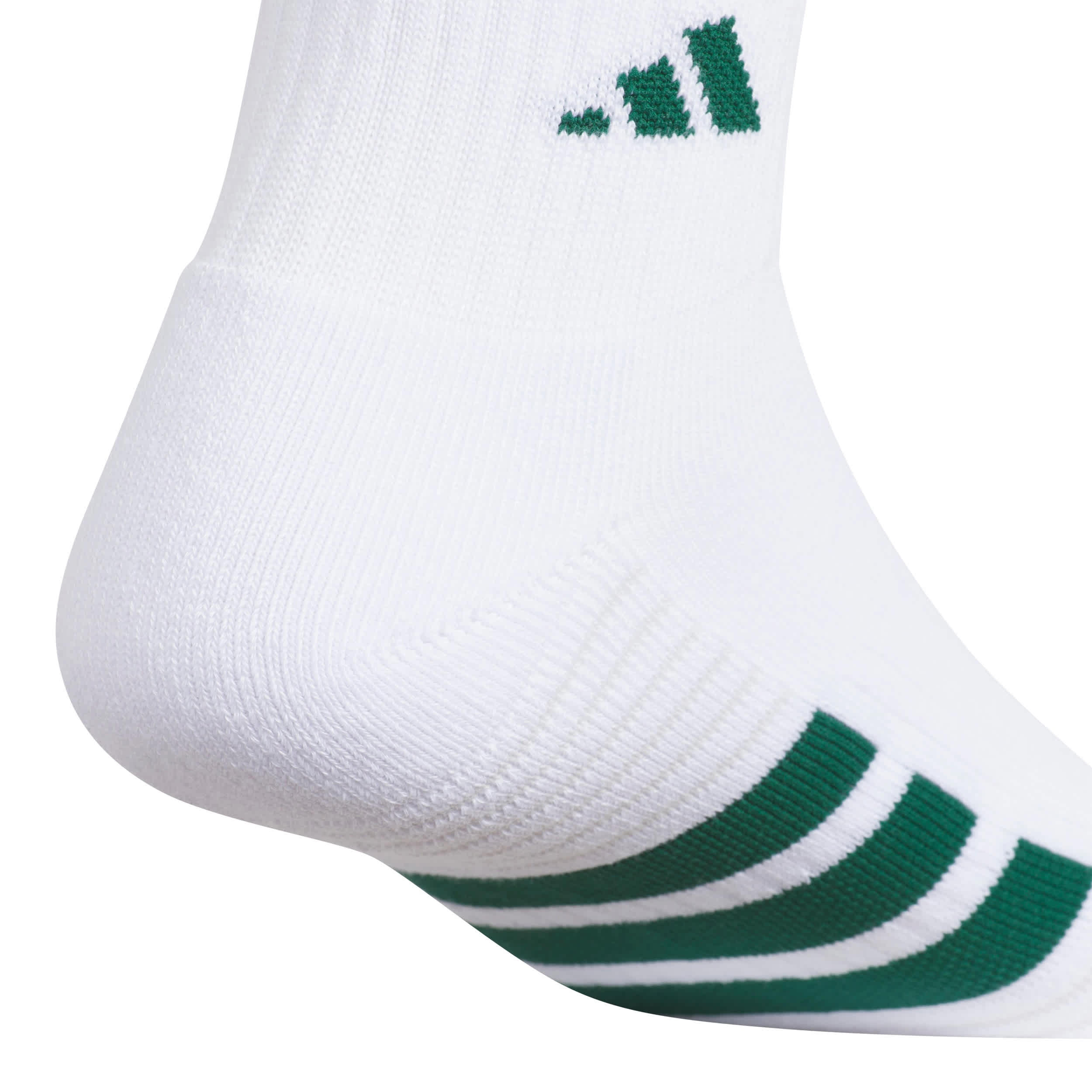 ADIDAS-MENS LARGE CUSHIONED QUARTER SOCKS 3 PAIRS-ASSORTED & 