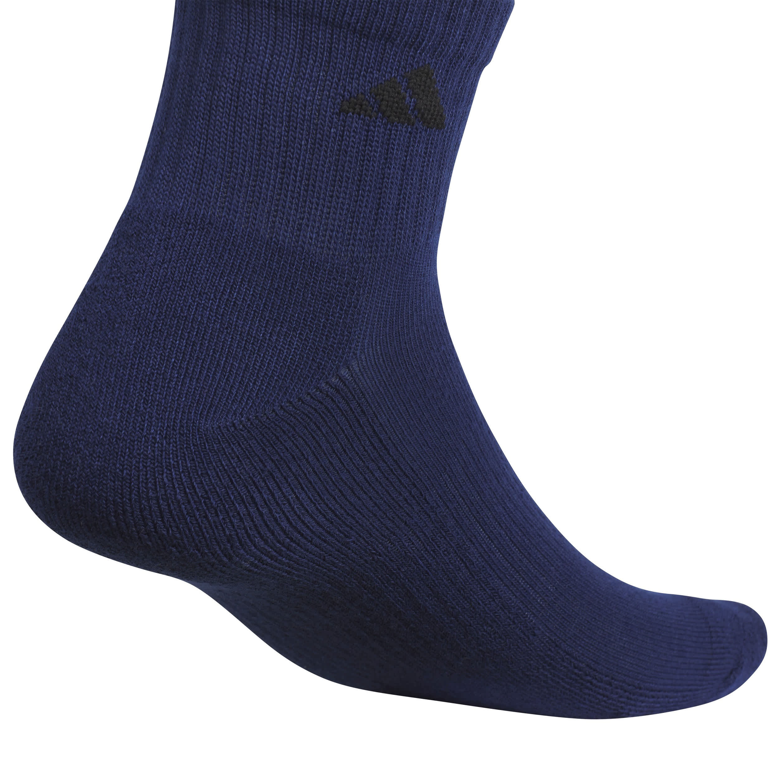ADIDAS-MENS LARGE ATHLETIC CUSHIONED QUARTER SOCKS 6 PAIRS-ASSORTED & 