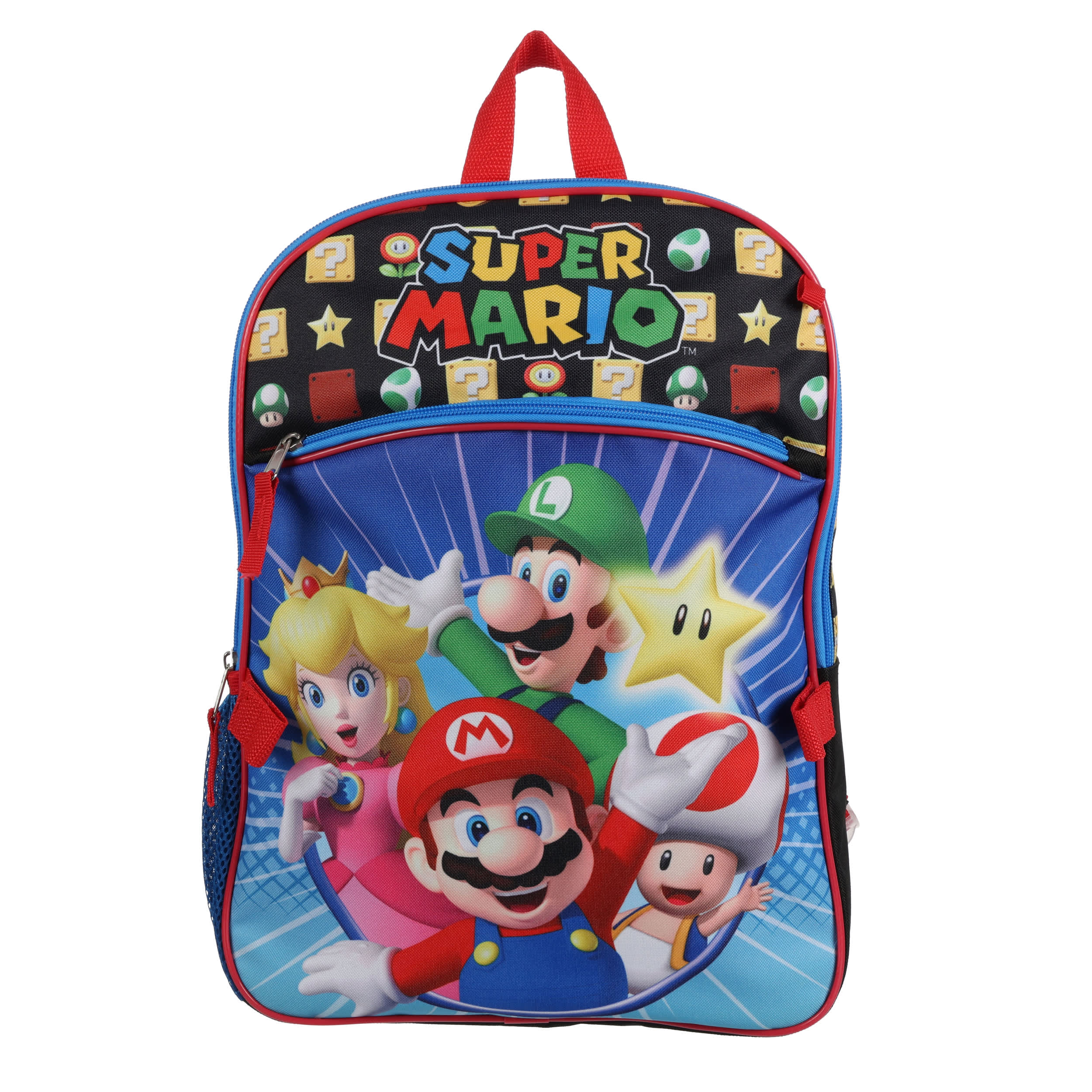MARIO-BOYS 5 PIECE MARIO BACKPACK SET-ASSORTED & 