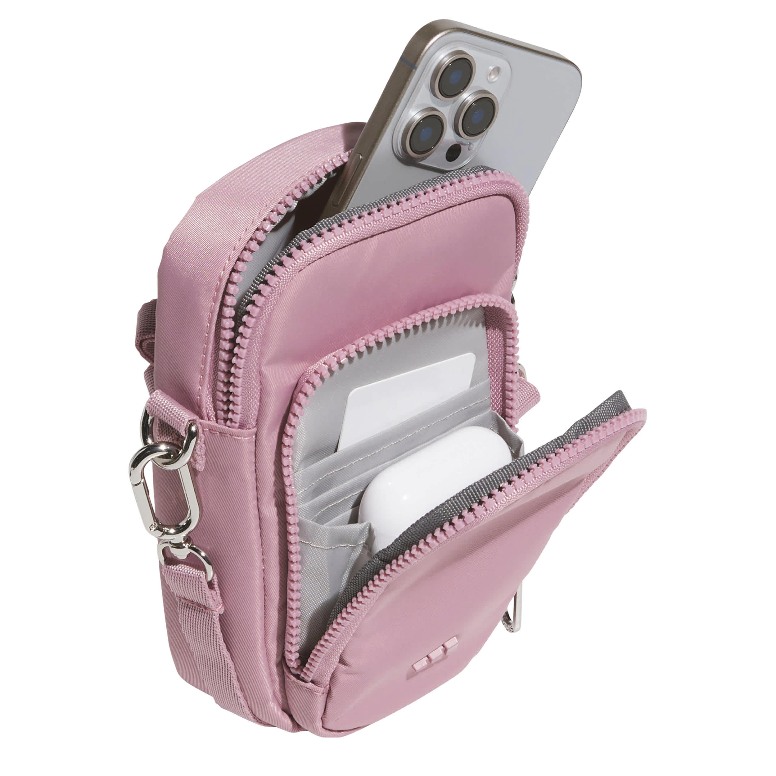 ADIDAS-WOMENS ESSENTIALS CROSSBODY BAG-PINK & 
