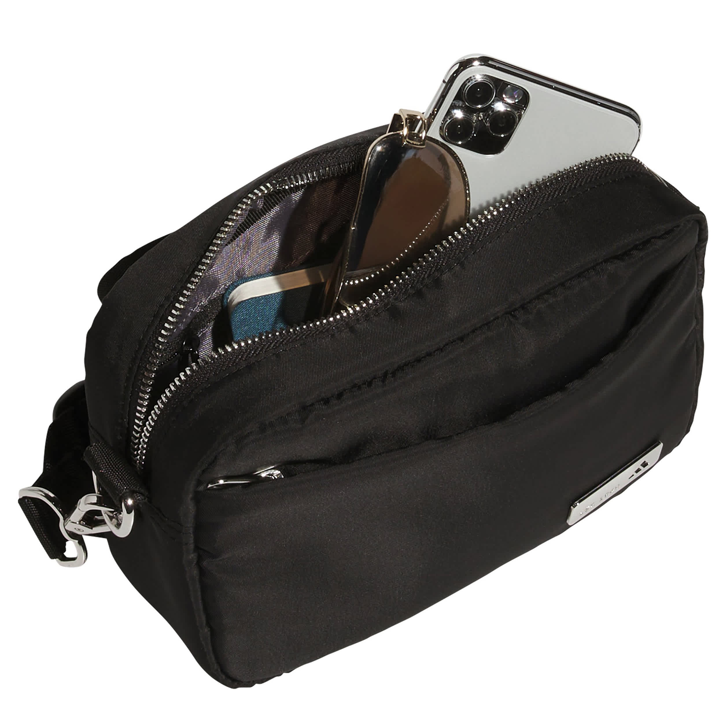ADIDAS-WOMENS LUXE CROSSBODY BAG-BLACK & 