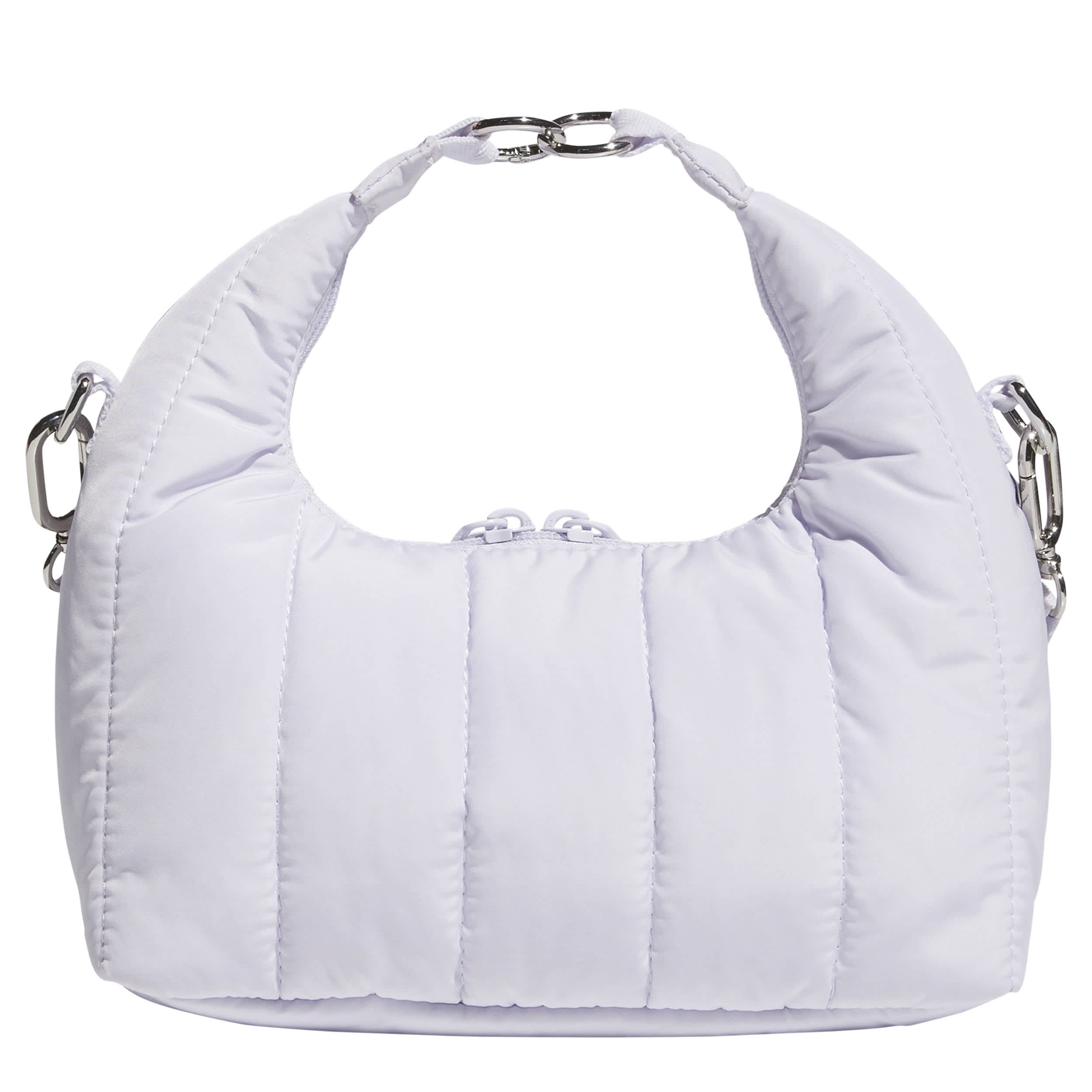 ADIDAS-WOMENS QUILTED HANDBAG-LILAC & 