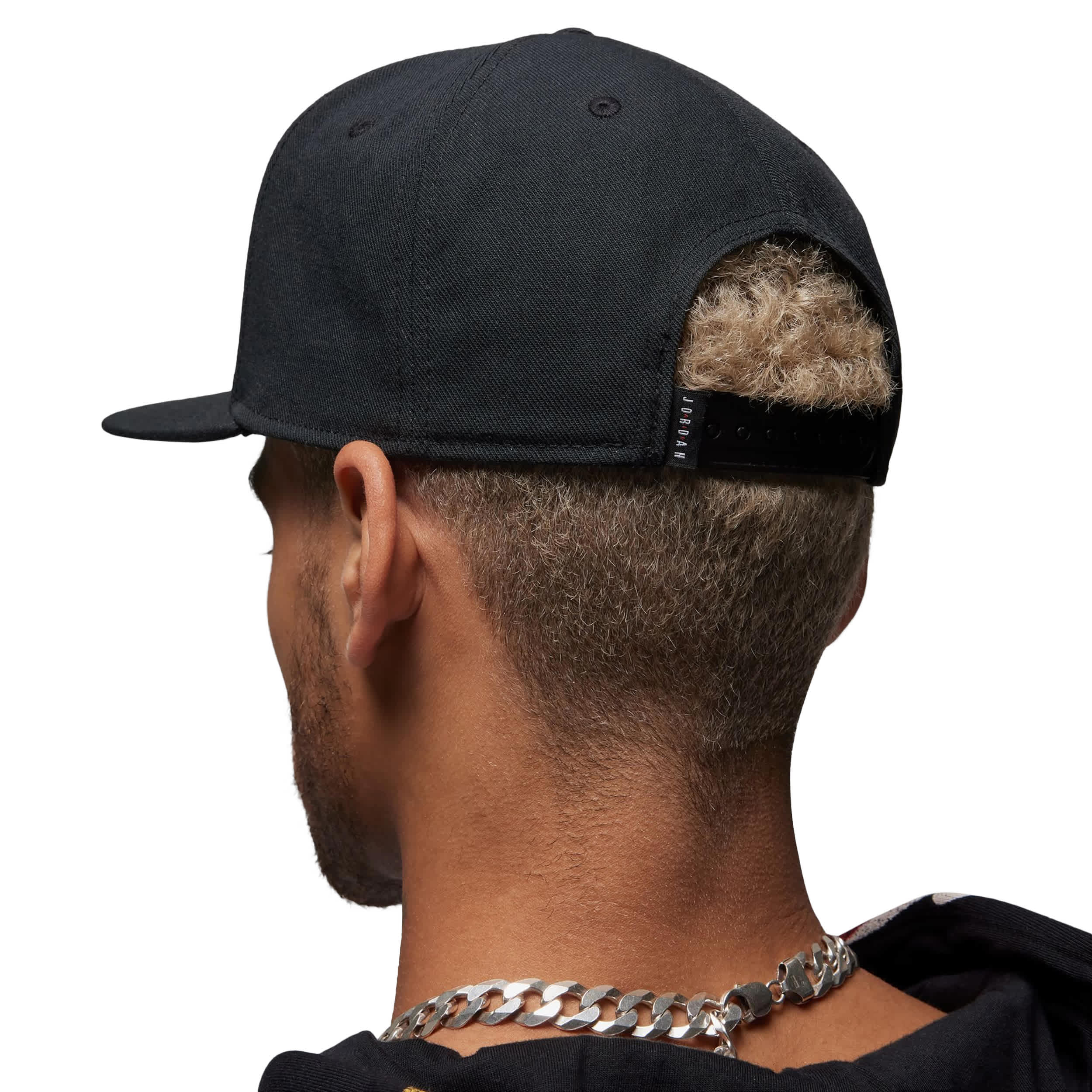 JORDAN-MENS M/L JUMPMAN PRO HAT-BLACK & BLACK