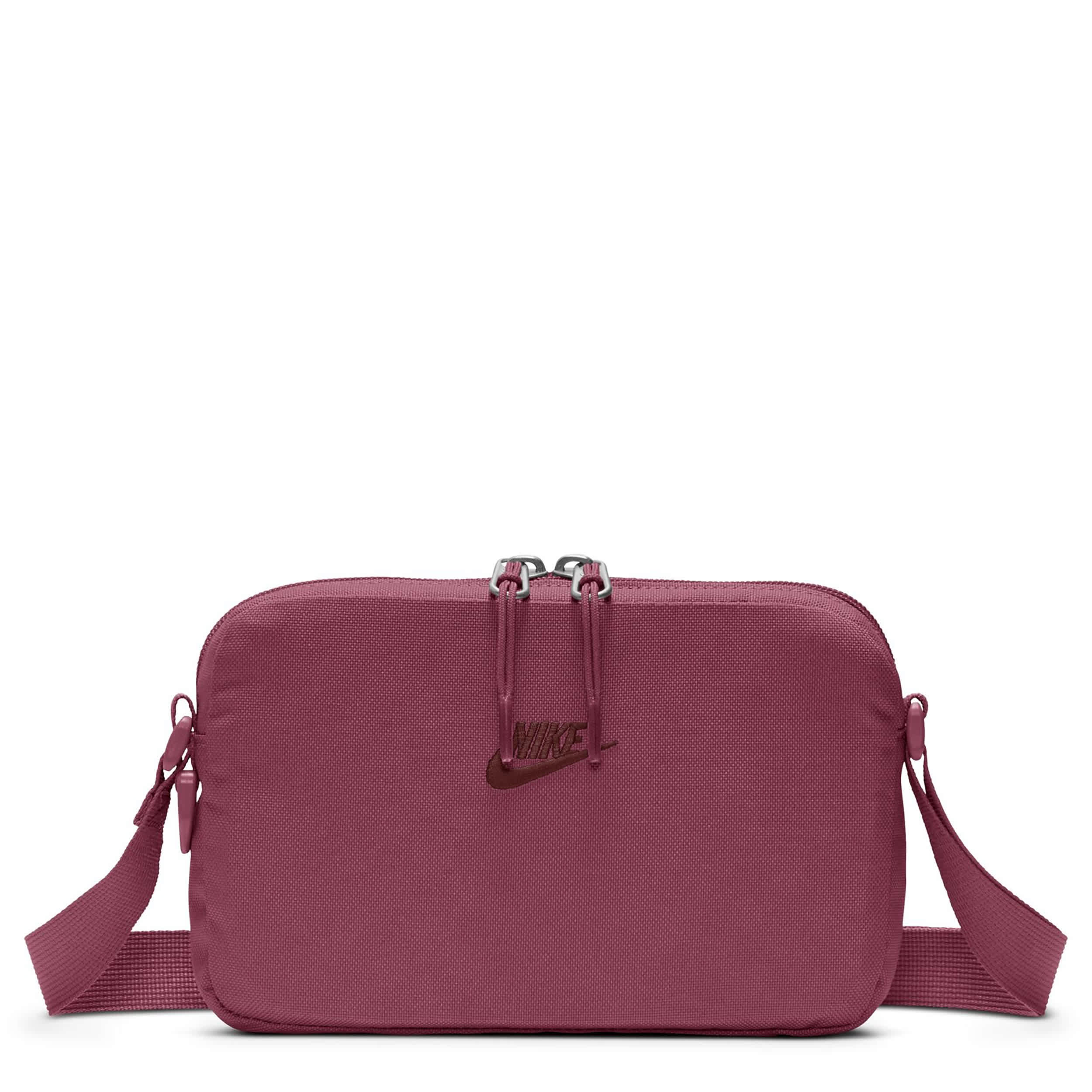 NIKE-UNISEX HERITAGE S CROSSBODY BAG-PINK & WHITE