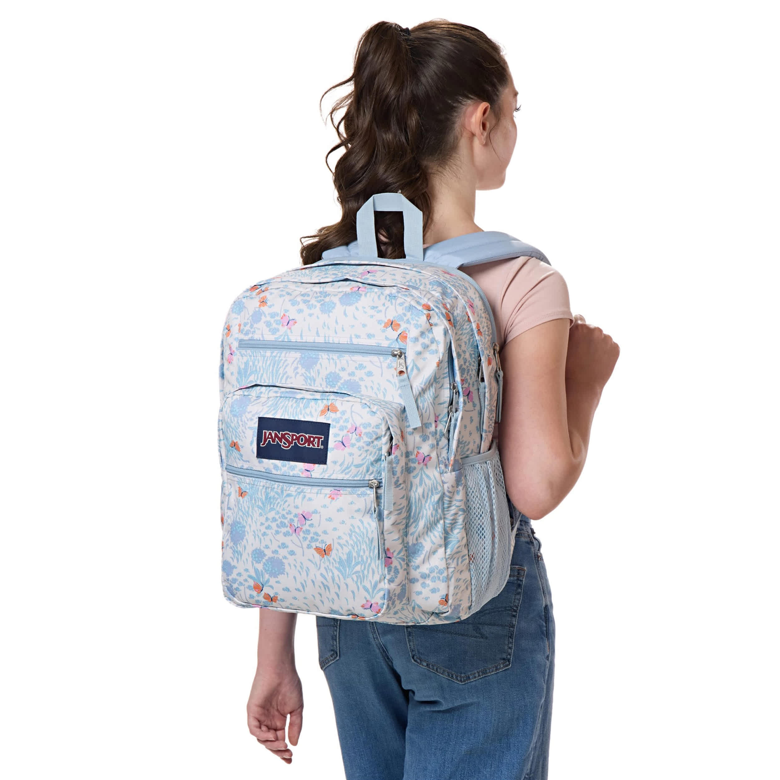 JANSPORT-UNISEX BIG STUDENT BACKPACK-BLUE & ASSORTED