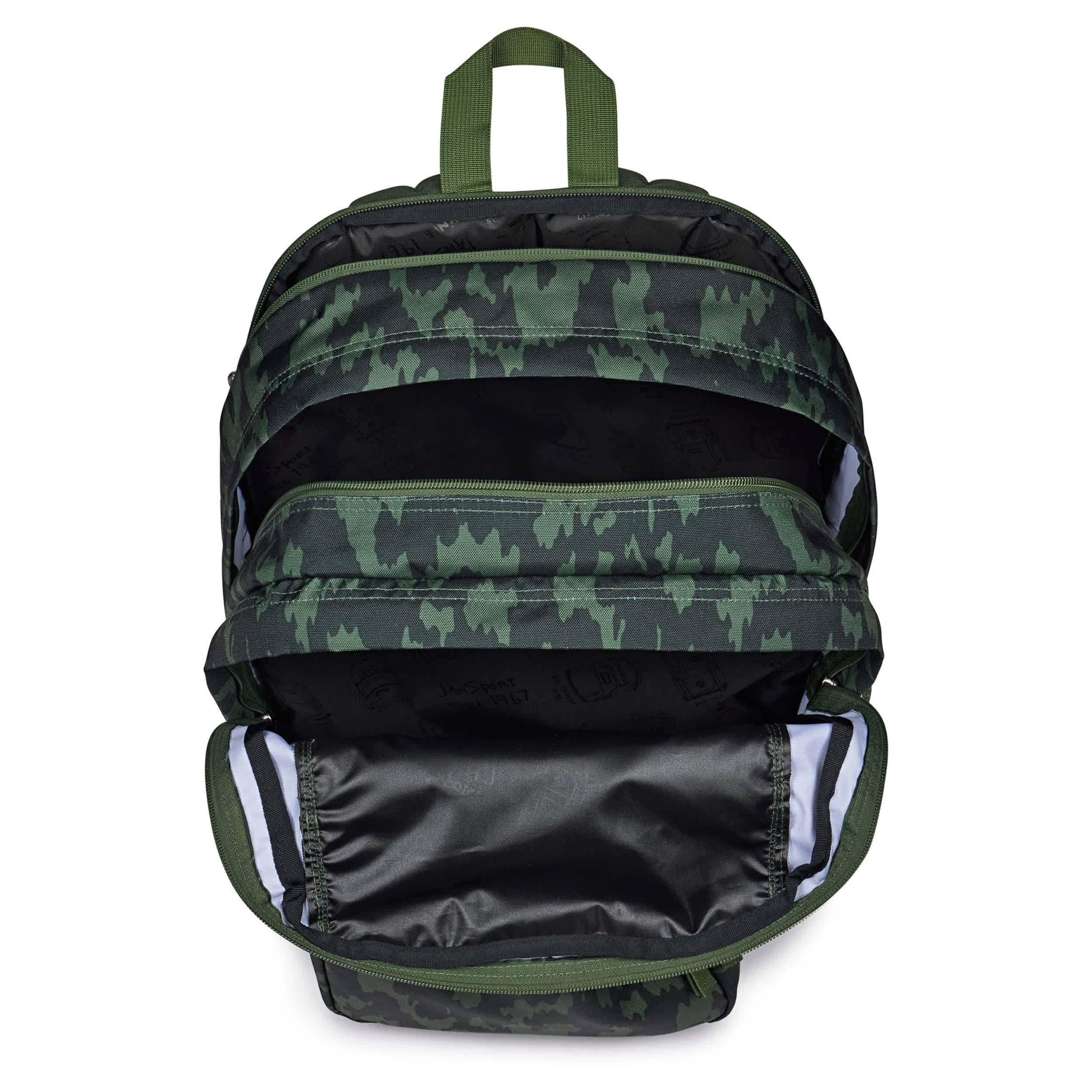 JANSPORT-UNISEX BIG STUDENT BACKPACK-CAMO & 