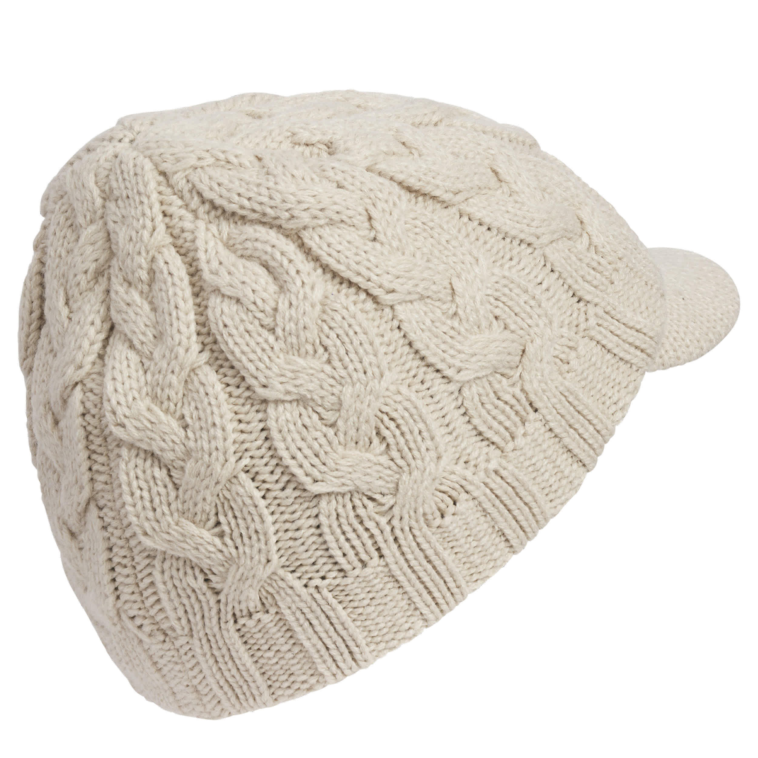 ADIDAS-WOMENS CRYSTAL BRIMMER-BEIGE & 