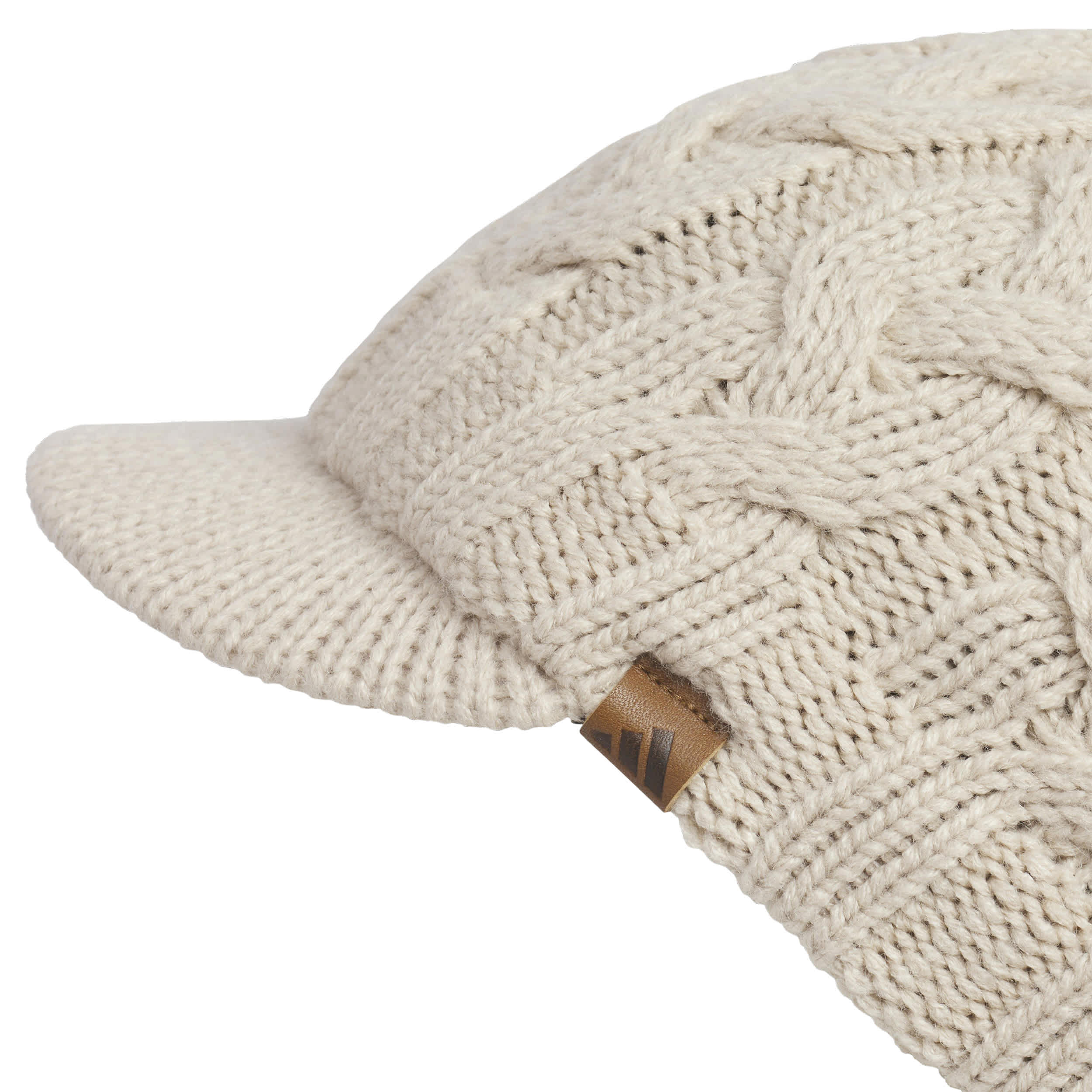 ADIDAS-WOMENS CRYSTAL BRIMMER-BEIGE & 