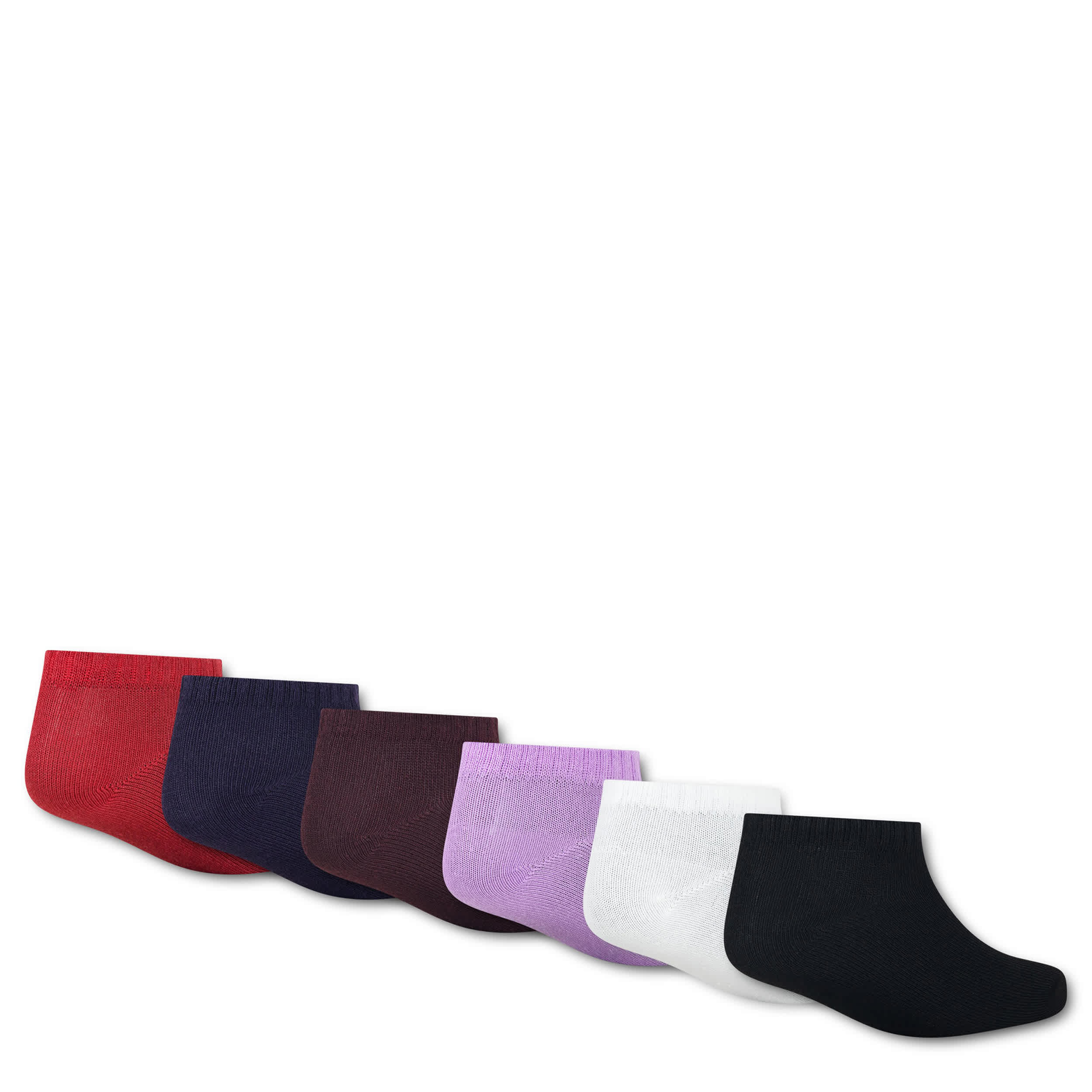 NIKE-GIRLS EXTRA SMALL NO SHOW SOCKS 6 PAIRS-ASSORTED & 