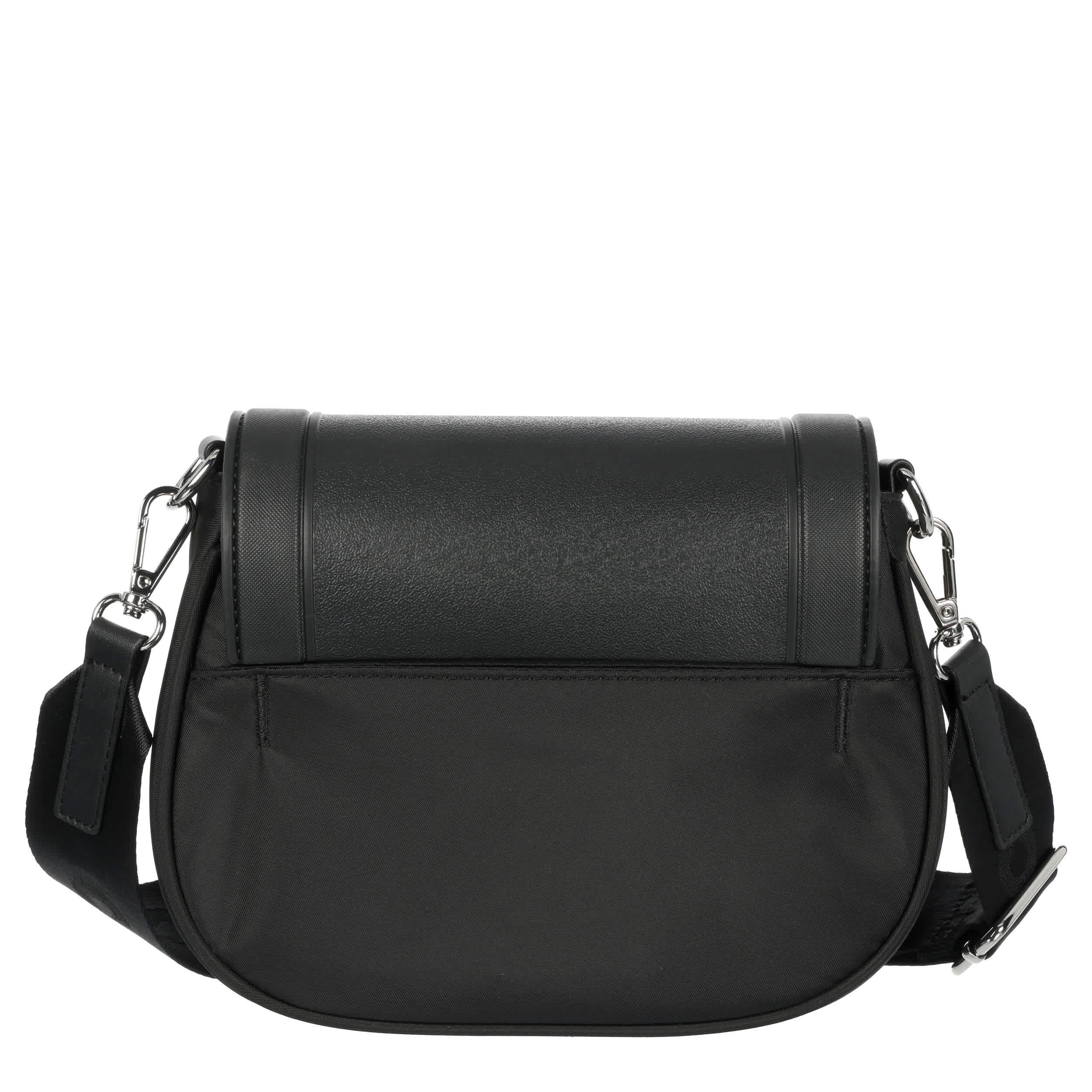 CROCS-UNISEX EVA FOAM FLAP CROSSBODY BAG-BLACK & 