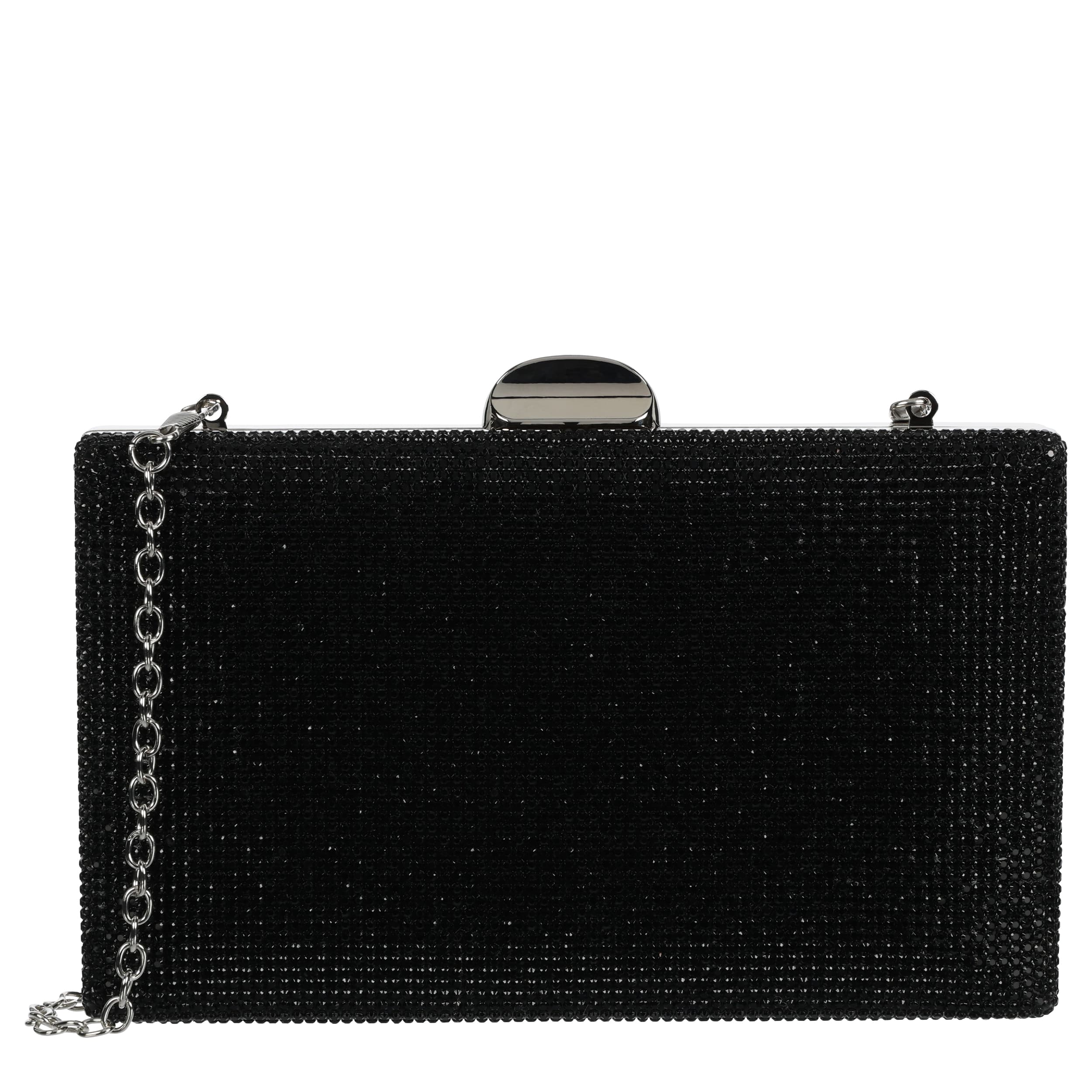 D`MARGEAUX-WOMENS EVENING BAG-BLACK & 