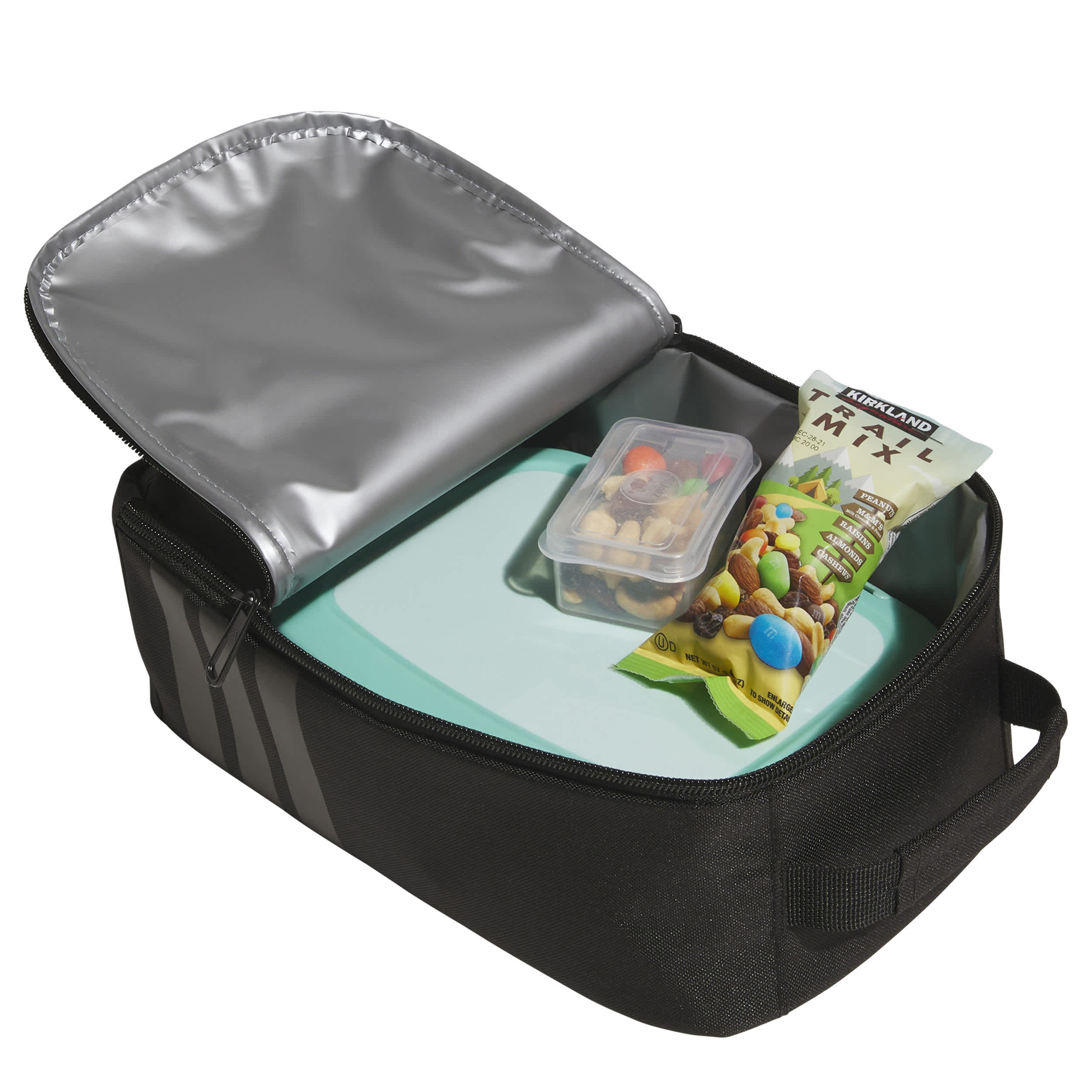 ADIDAS-UNISEX SANTIAGO 4 LUNCH BAG-BLACK & WHITE
