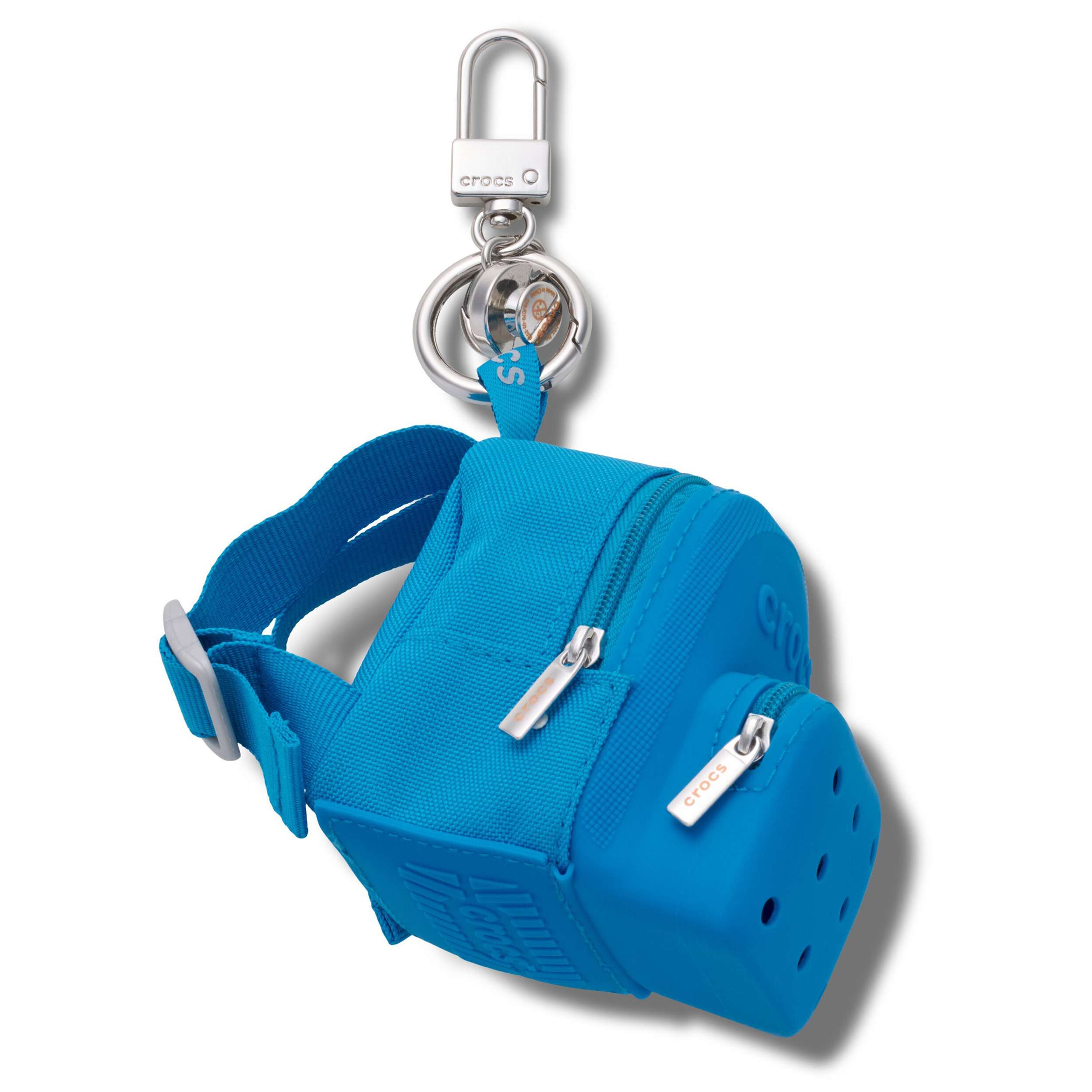 CROCS-UNISEX CLASSIC BACKPACK BAG CHARM-LIGHT BLUE & 