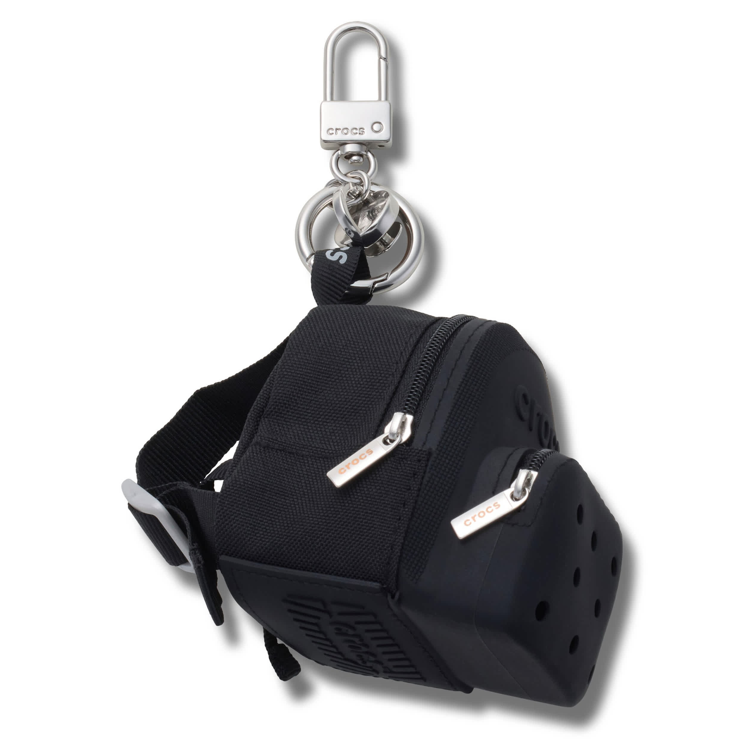 CROCS-UNISEX BACKPACK CHARM-BLACK & 