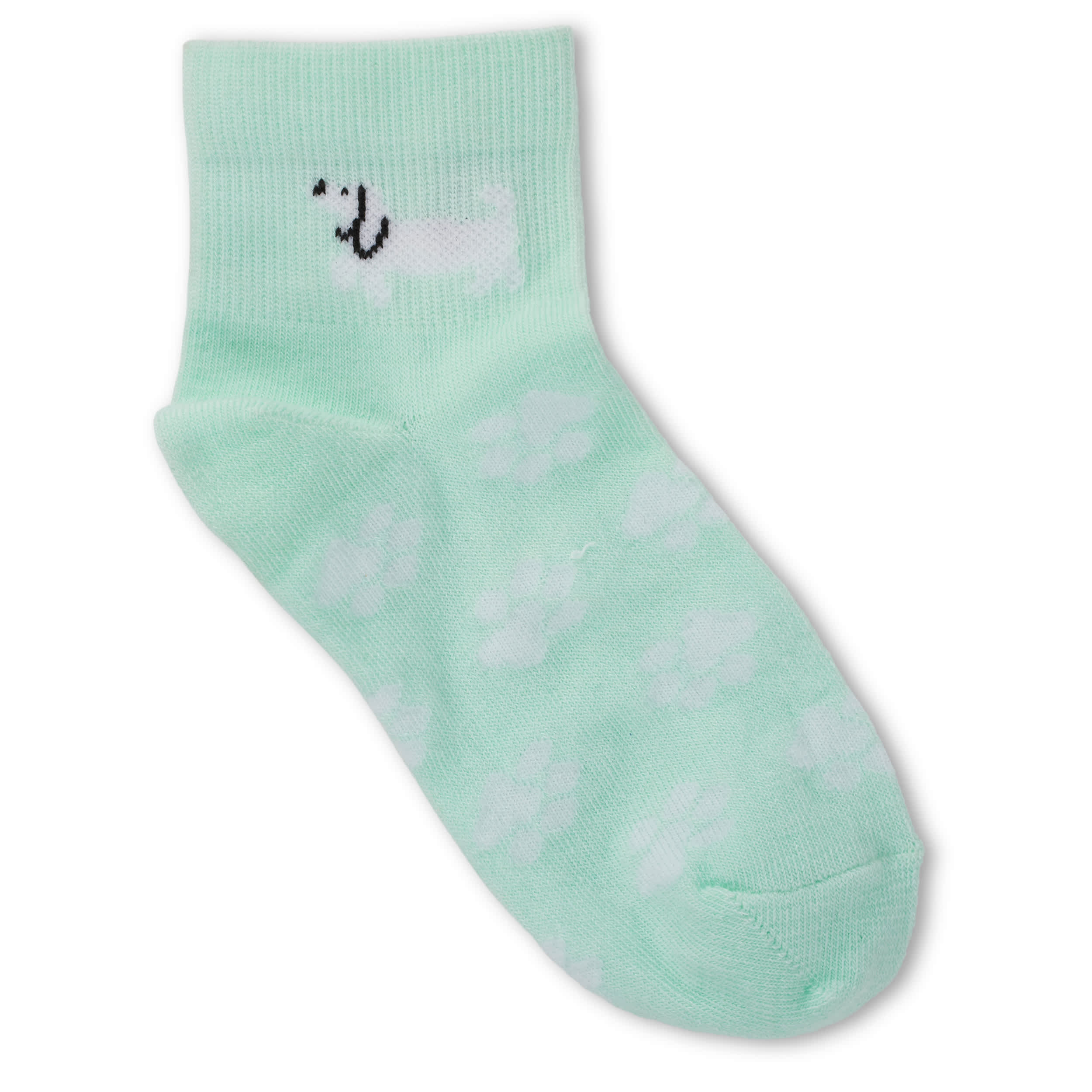 SOF SOLE-GIRLS SMALL NO SHOW SOCKS 6 PAIRS-ASSORTED & 
