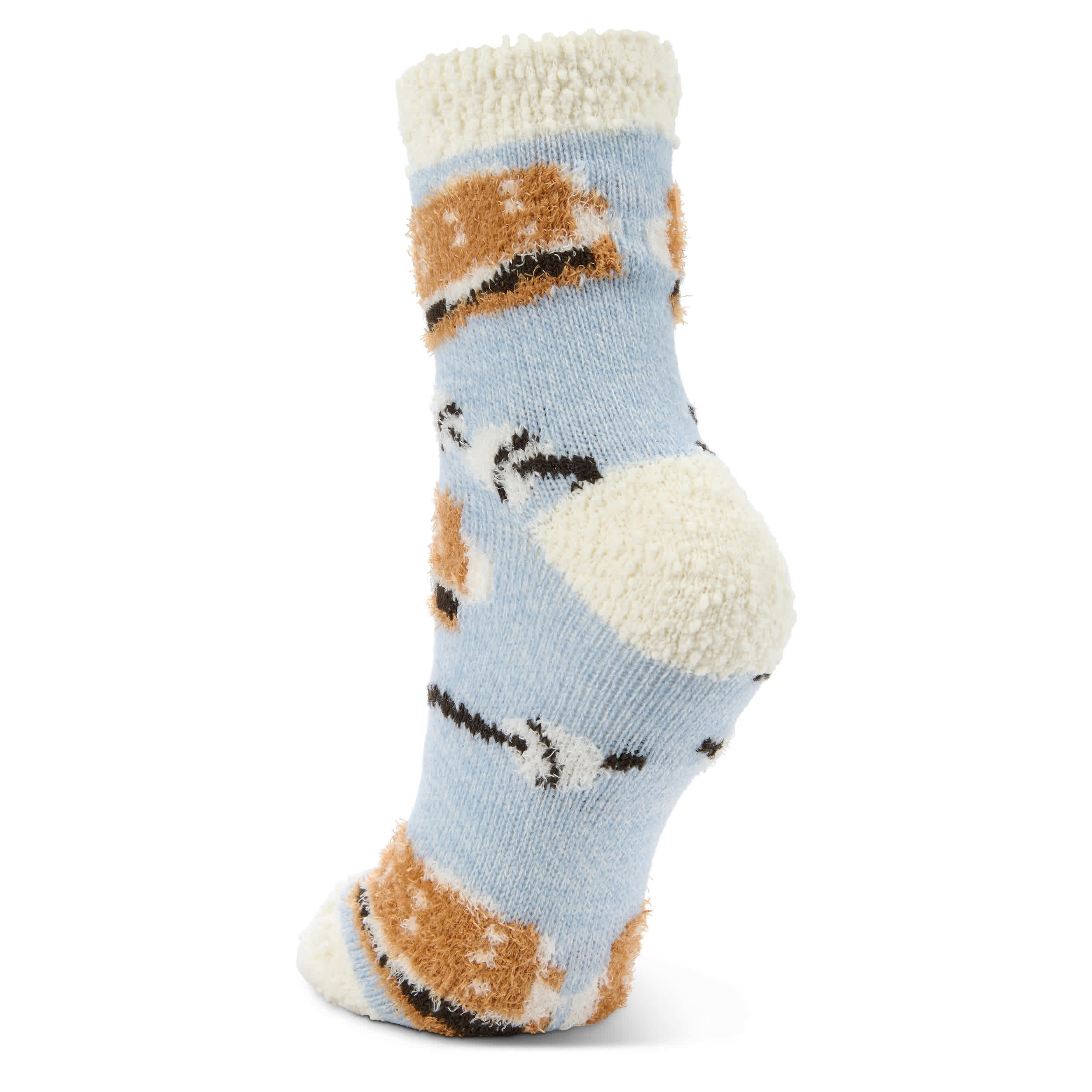 FIRESIDE-WOMENS MORE S'MORES CREW SLIPPER SOCK 1 PAIR-ASSORTED & 