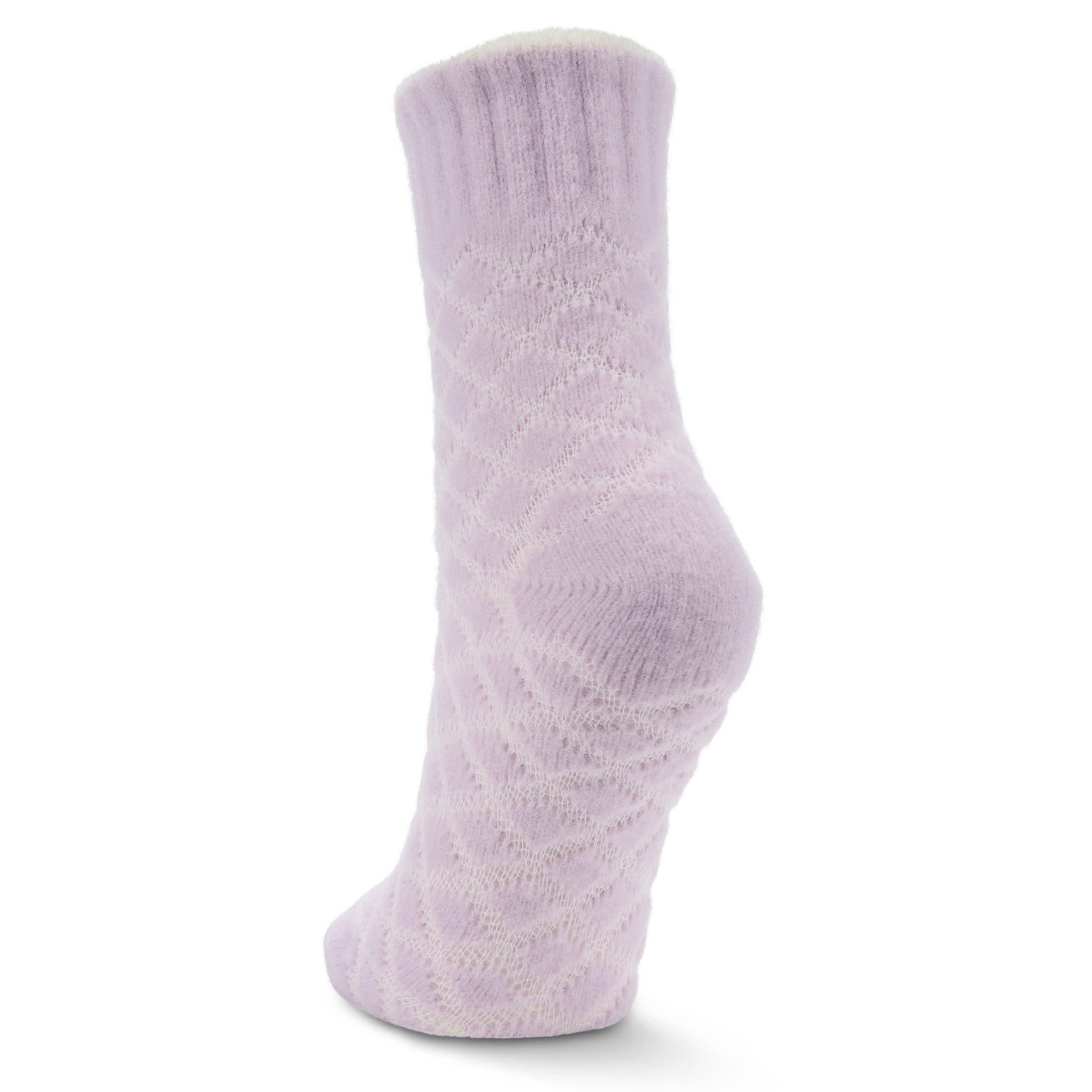 FIRESIDE-WOMENS QUILTED CRYSTAL CREW SLIPPER SOCK 1 PAIR-ASSORTED & 