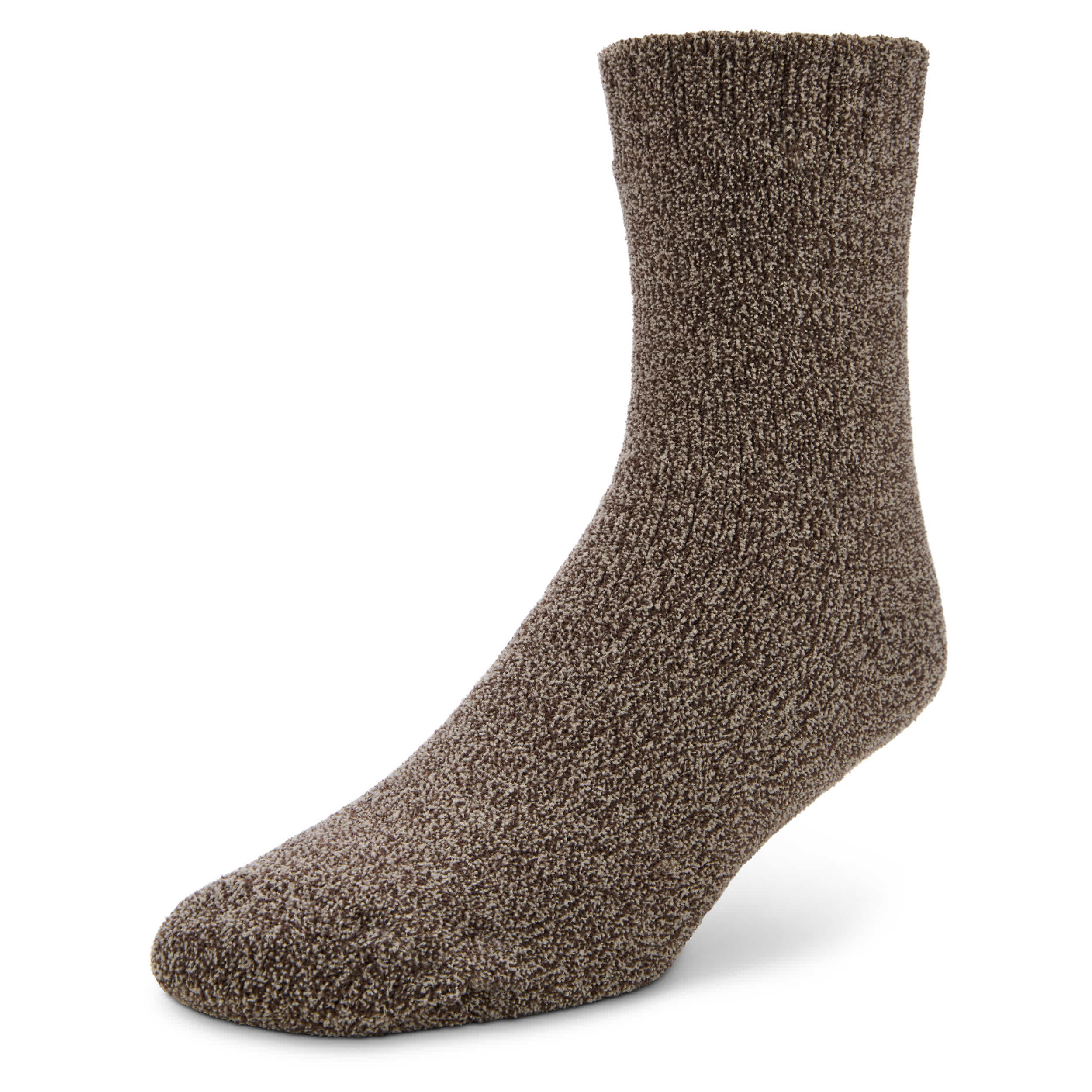 FIRESIDE-MENS TEXTURE SPONGE SLIPPER SOCK 1 PAIR-ASSORTED & 