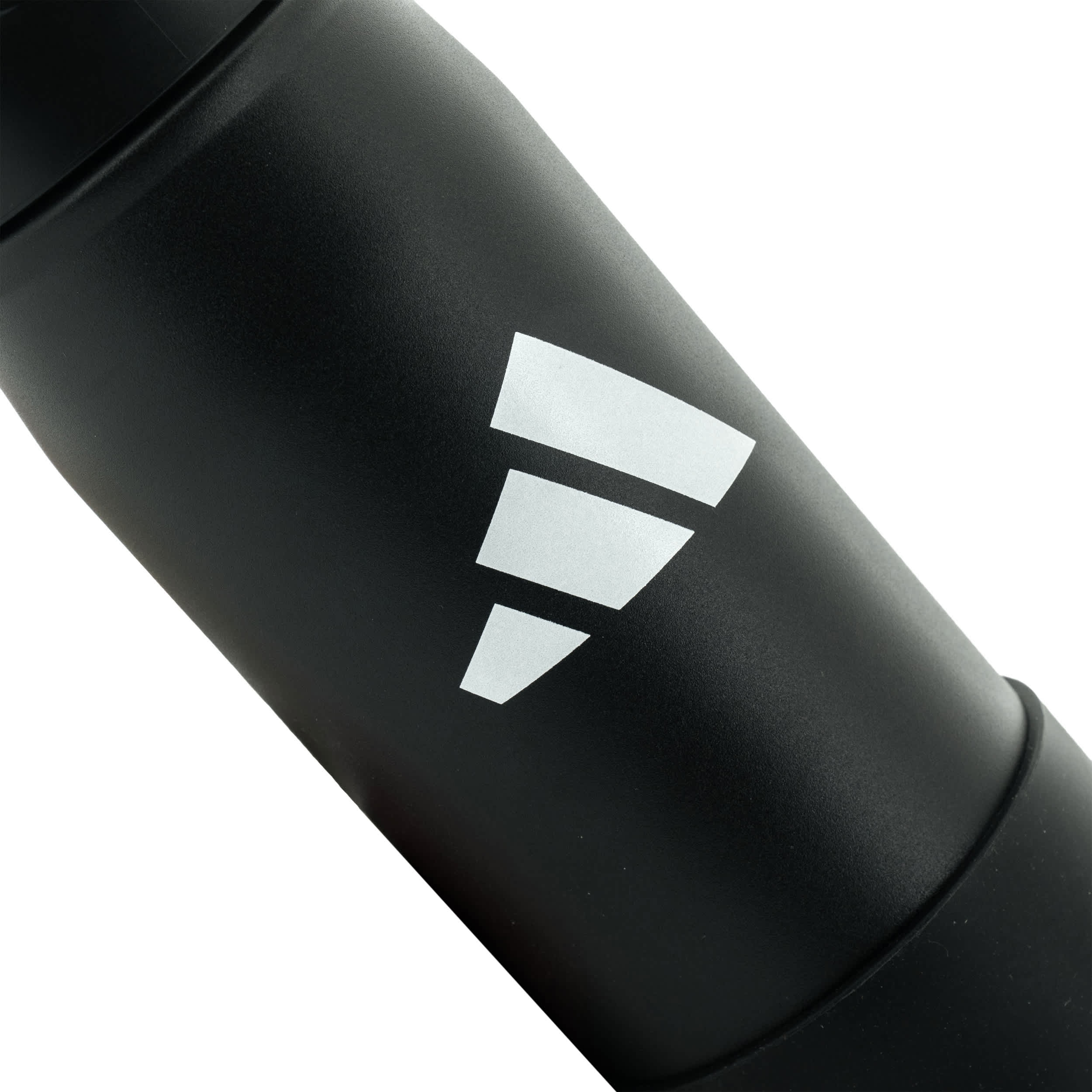 ADIDAS-UNISEX 20OZ STEEL STRAW WATER BOTTLE-BLACK & 