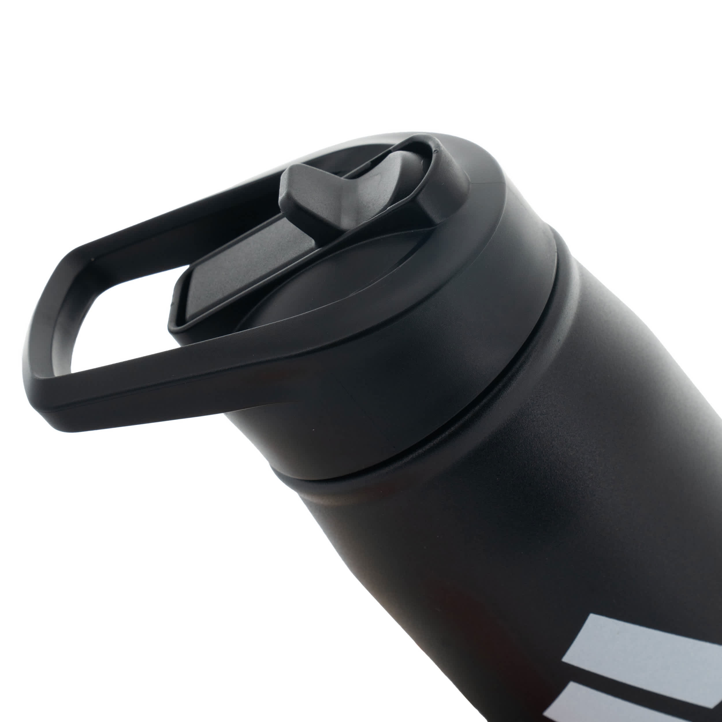 ADIDAS-UNISEX 20OZ STEEL STRAW WATER BOTTLE-BLACK & 