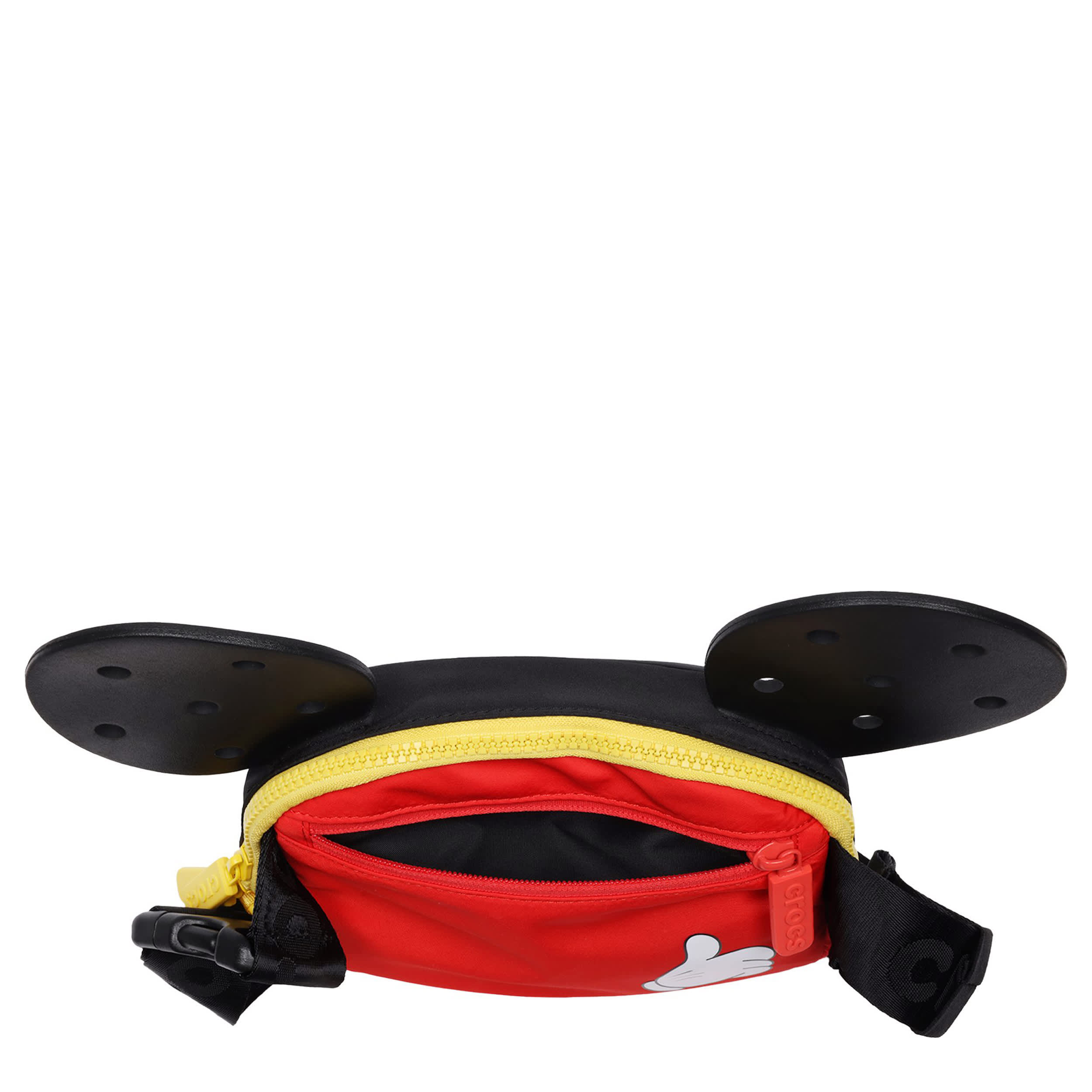 CROCS-UNISEX MICKEY MOUSE WAIST PACK-RED & BLACK