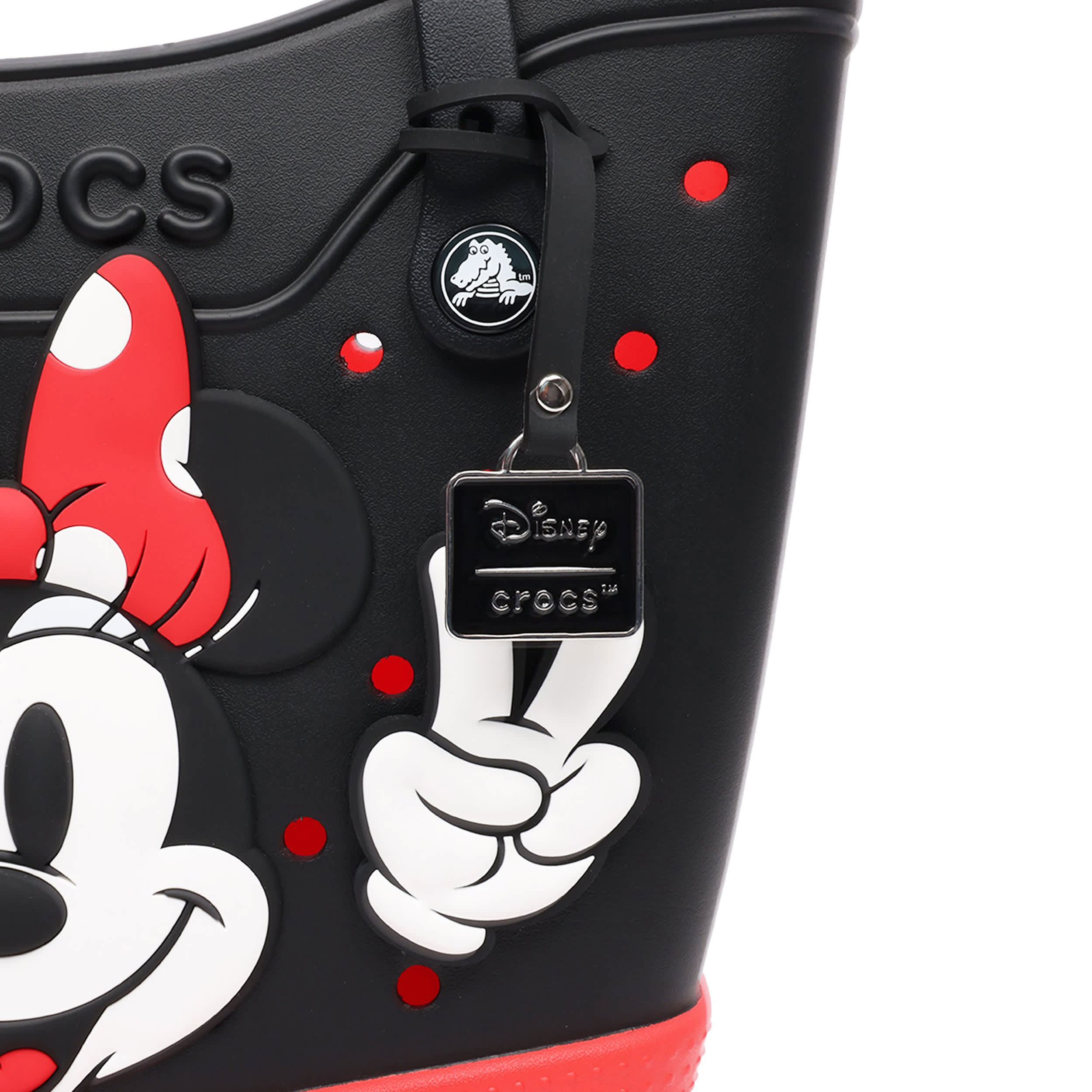 CROCS-UNISEX MEDIUM MINNIE MOUSE CLASSIC TOTE-BLACK & 