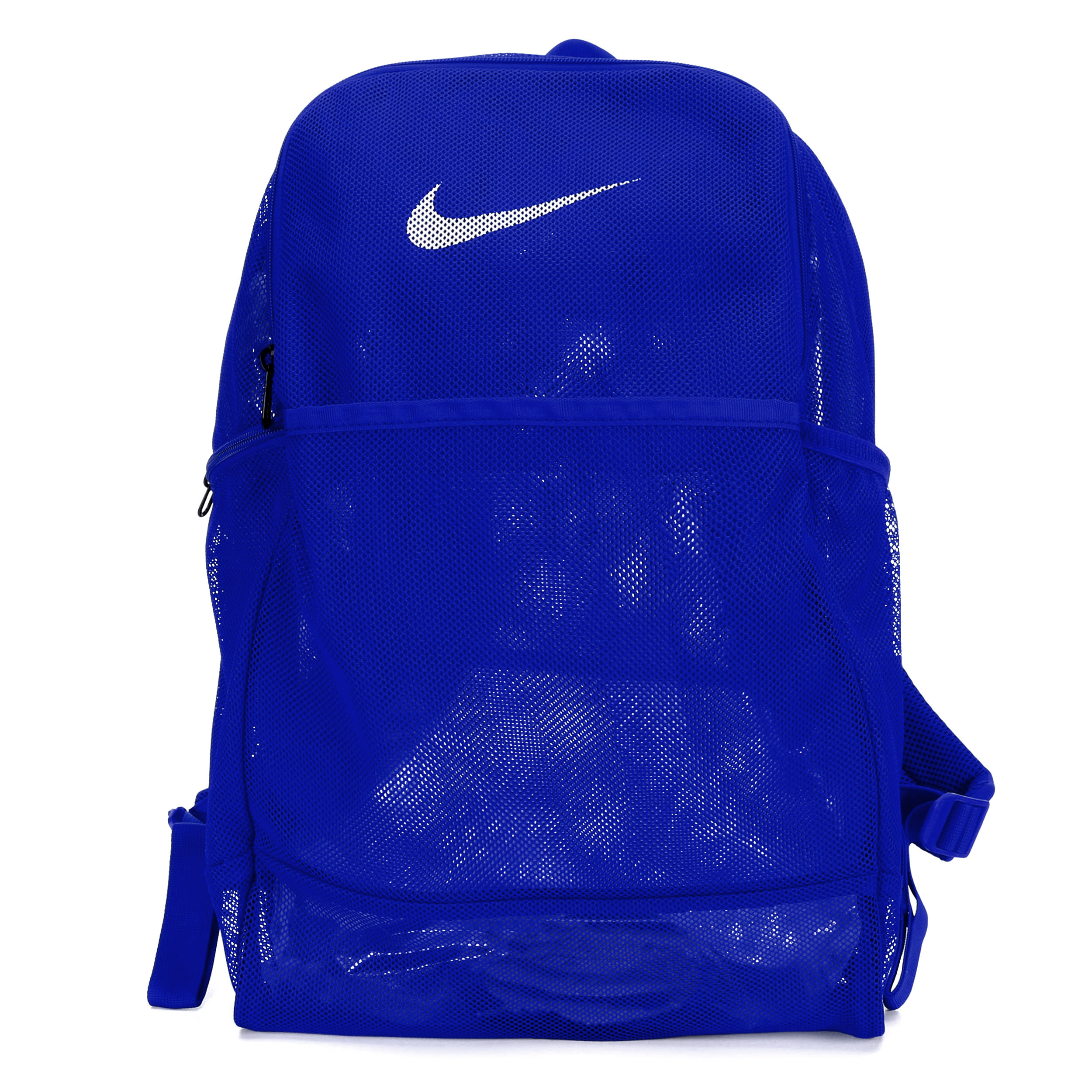 NIKE-MENS BRASILIA MESH BACKPACK-BLUE & WHITE