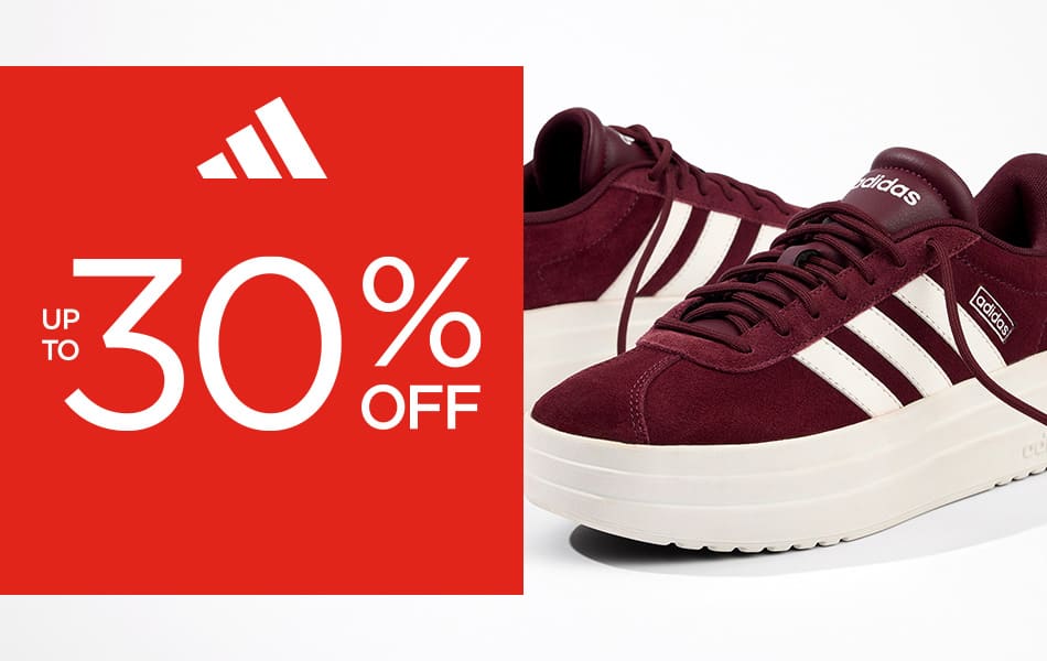 Burgundy Women's adidas VL Court Bold sneaker artfully shot on a white background.