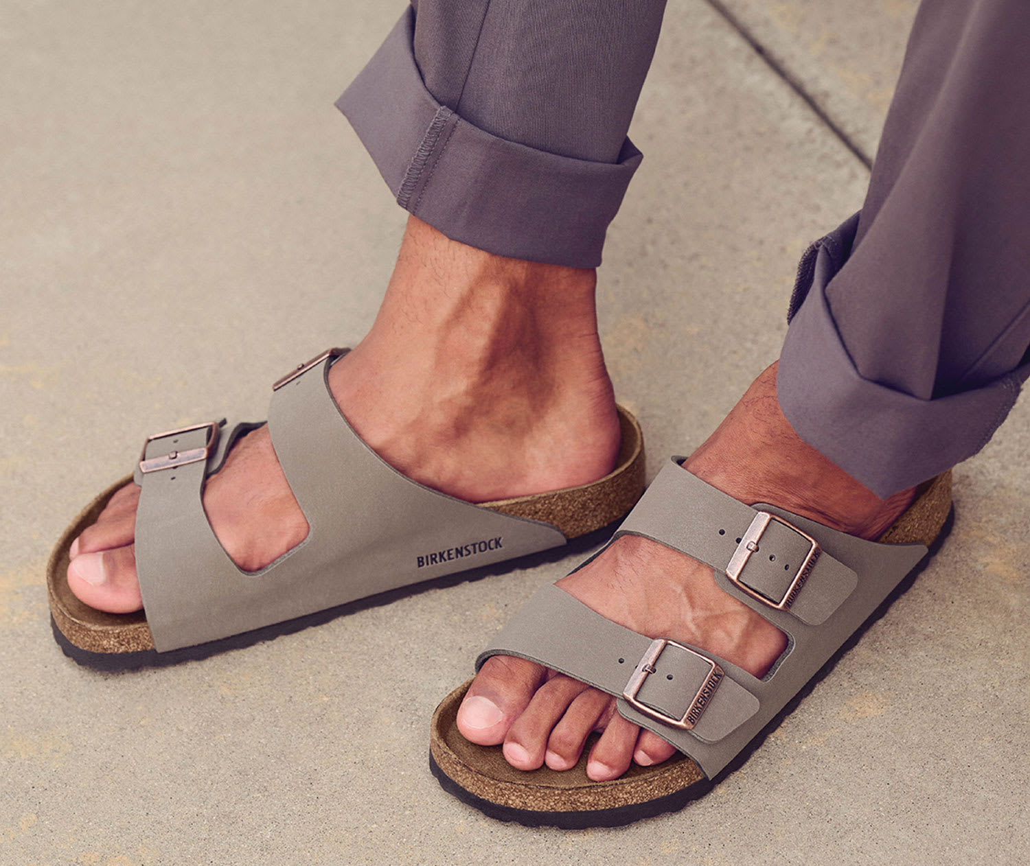 Feel the footbed, the foundation of every Birkenstock