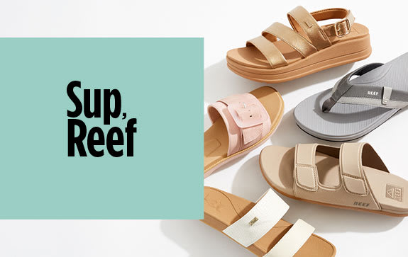 REEF Banded Horizon 2½ Women's Slide Sandal - Off White