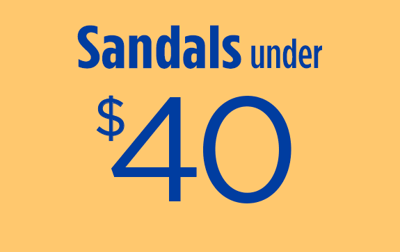 Sandals under $40