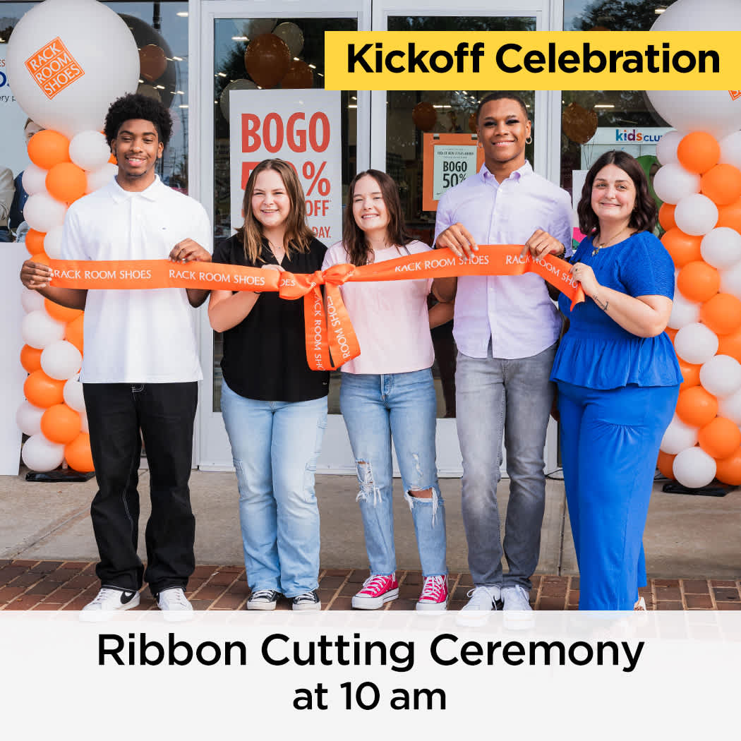 Kickoff Celebration. Ribbon Cutting Ceremony at 10am.