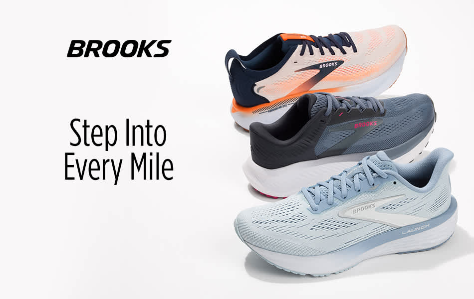 Brooks. Step Into Every Mile.