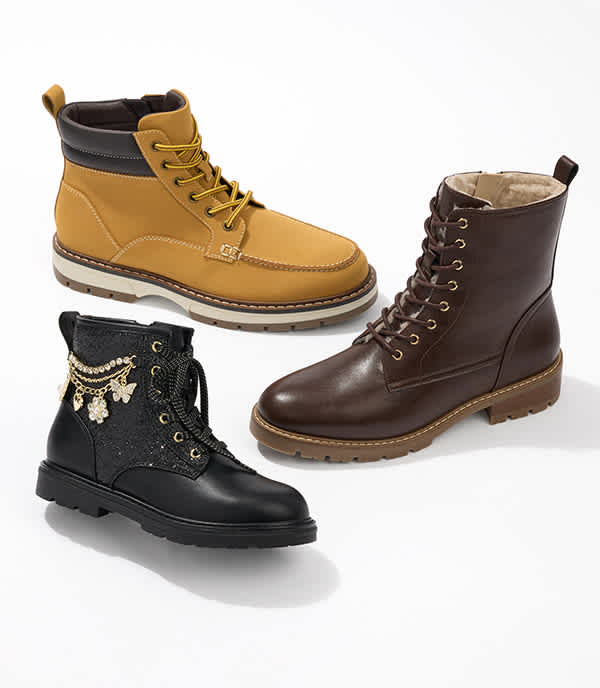 LACE UP BOOTS