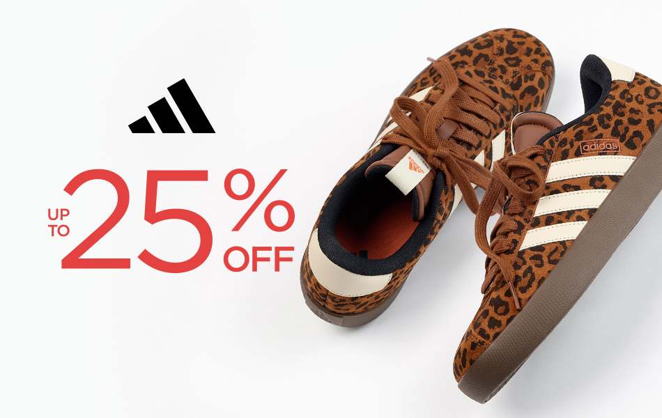 adidas. Up to 25% Off.