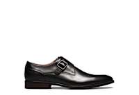 Black Florsheim Mens Sorrento Plain Toe Single Monk Strap  display picture 1