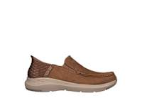Brown Skechers Mens Slip-ins Parson-oswin Sneaker | Rack  display picture 3