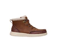 Cognac Heydude Mens Bradley Classic Tumbled Sneaker Boot  display picture 1
